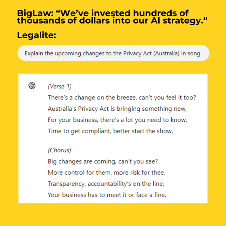 Privacy Act Reform: what it means for your business (in song)