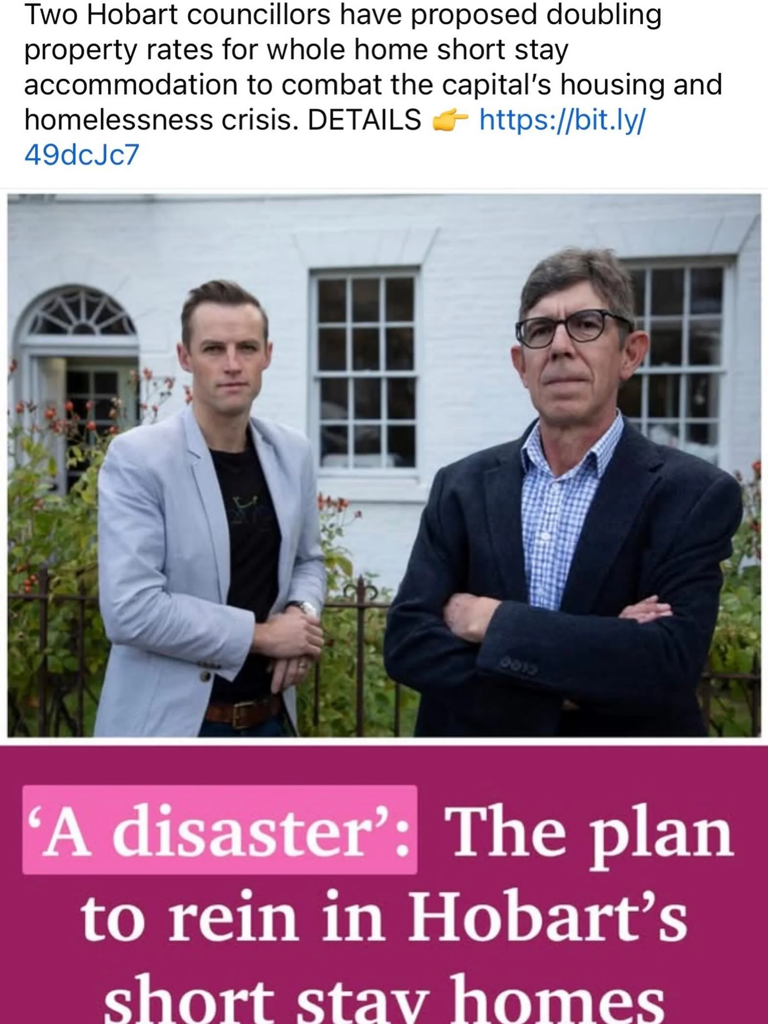 Yes I have. 

We need to protect the social fabric which ties us all together. A fabric that is being torn apart thread by thread as each family home is converted to short stay accommodation. Displacing our communities for tourists was never a good i