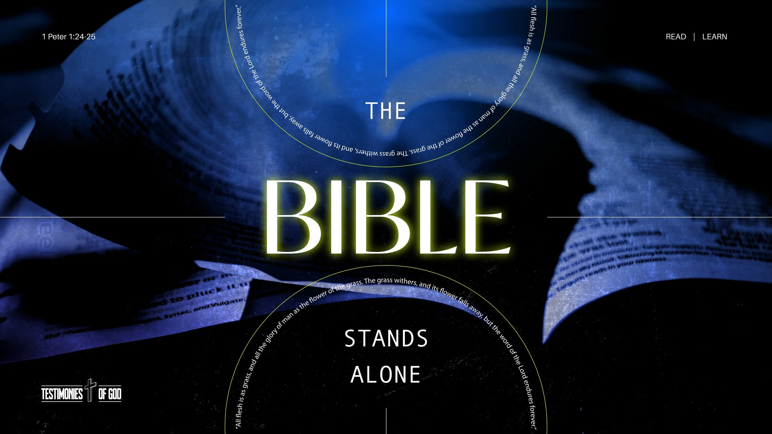 The Bible Stands Alone