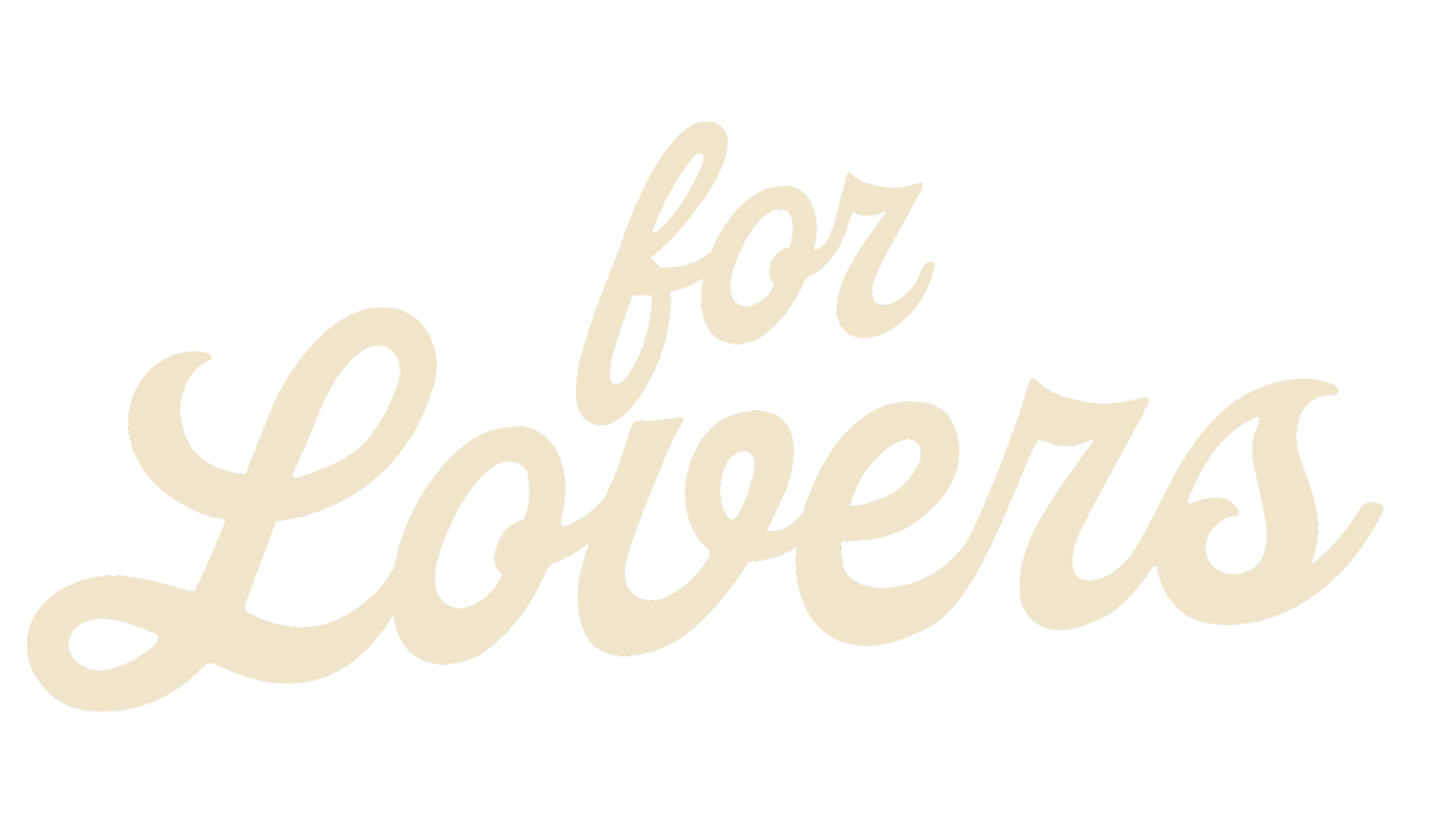 Text saying 'for Losers' in cursive font on a black background.