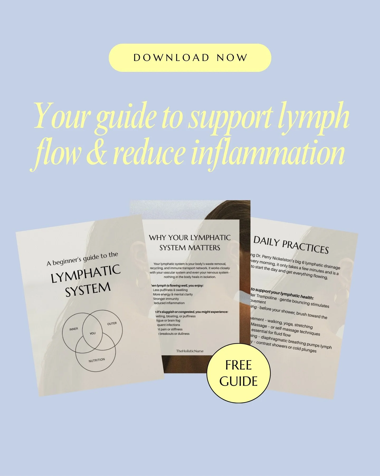 If you wake up tired, puffy and inflamed - this is for you.

A quick guide to support your lymphatic system and restore flow in your body 🍃

Get your free beginners guide - link in bio 🫶🏻