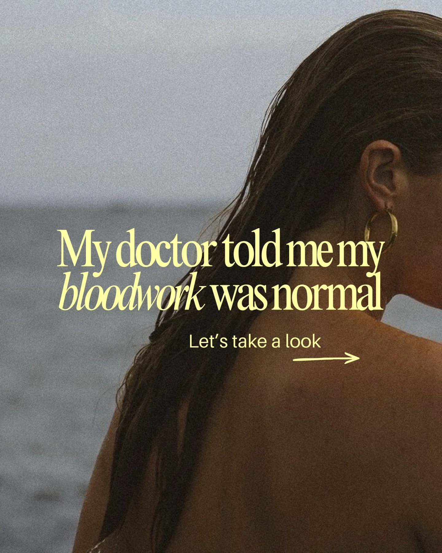 I have been to the doctors on countless occasions with a range of different symptoms, had bloodwork done and never NOT been told everything is &ldquo;fine&rdquo;

Viewing bloodwork through a functional lens, I am able to identify trends, nutrient def