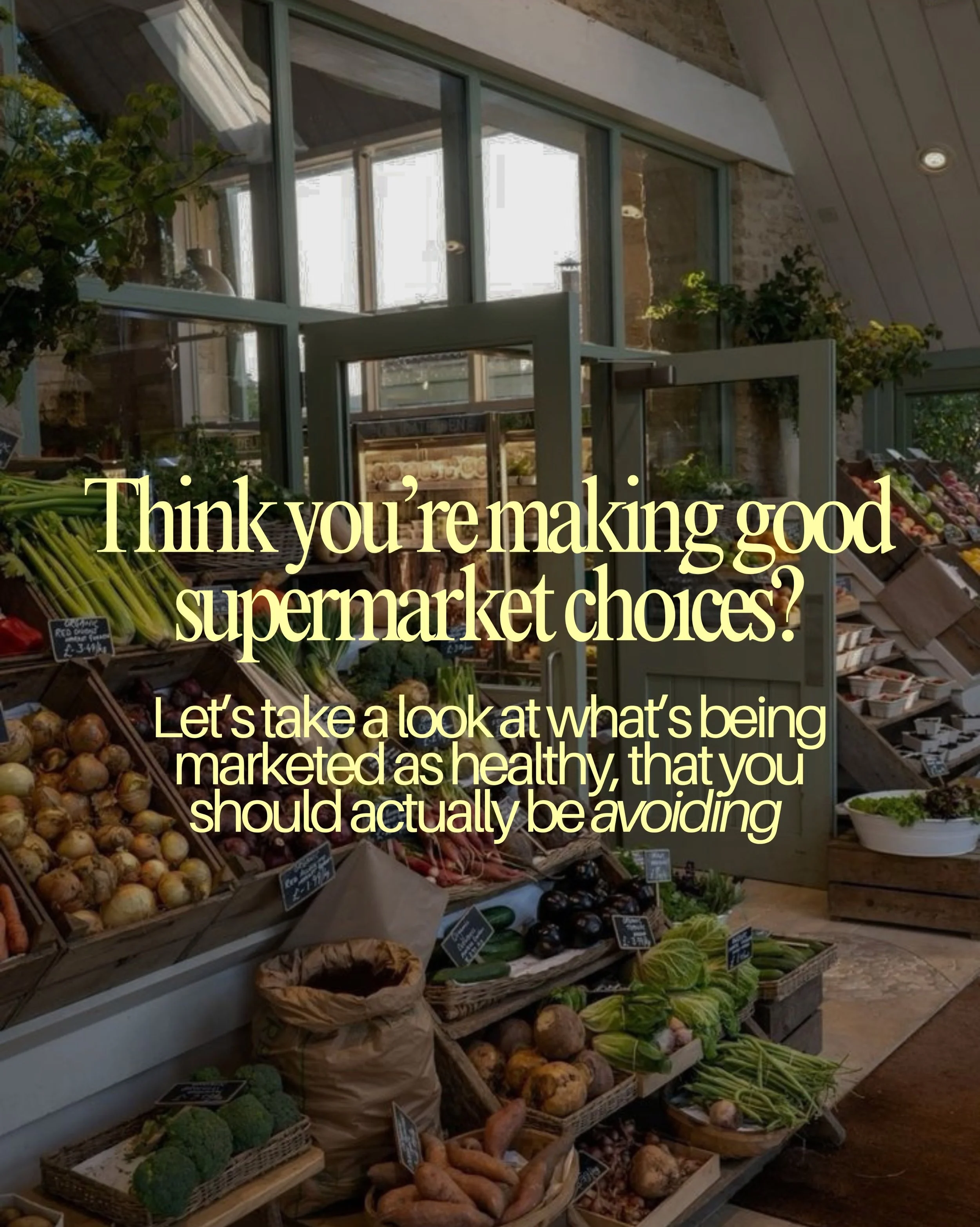 Supermarkets are a minefield of processed foods branded as &ldquo;healthy&rdquo; options&hellip; it&rsquo;s honestly heartbreaking when I see people trying to make better choices but actually causing more harm than good 😓

Granola, popcorn, veggie c