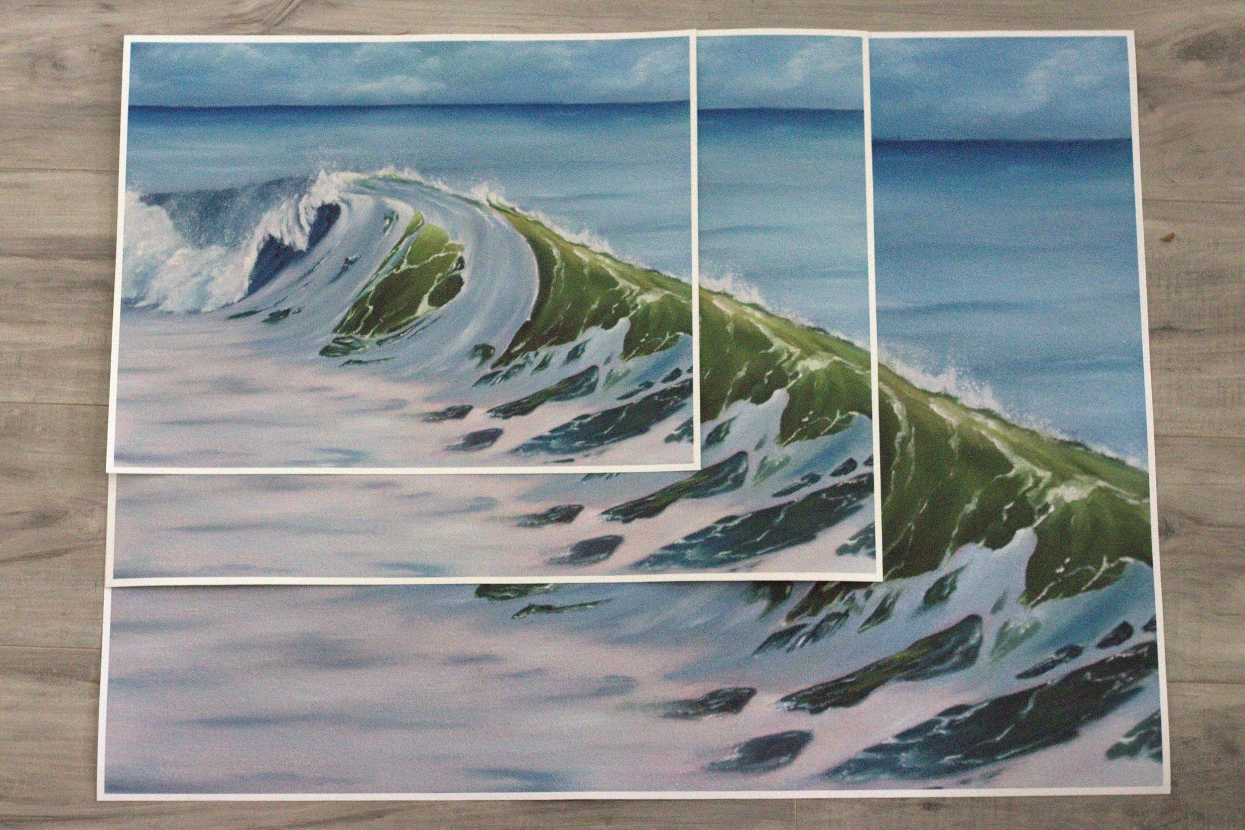 Blue in Motion- Paper Print