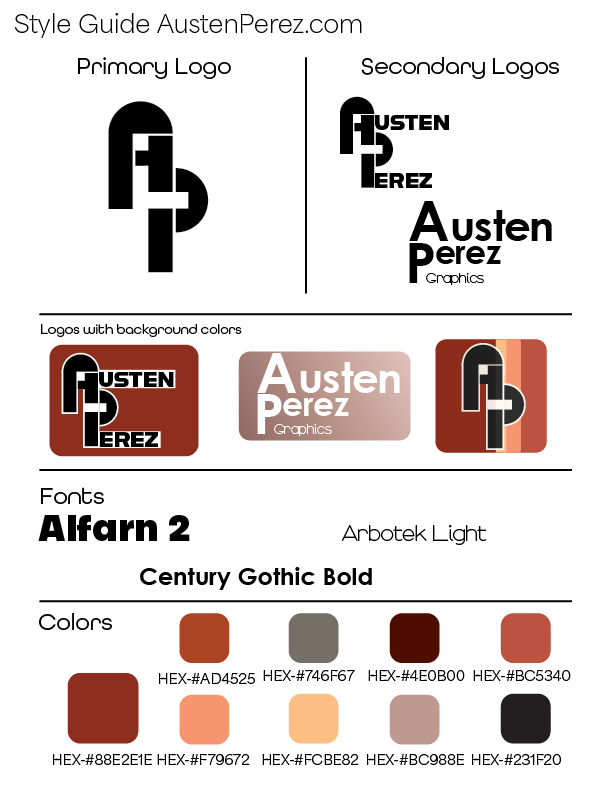 Austen Perez Branded Style Guide