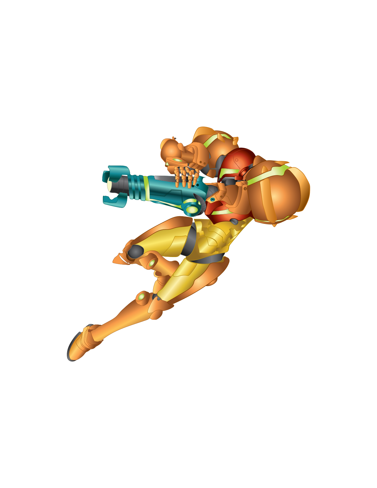 Samus Metroid Illustration