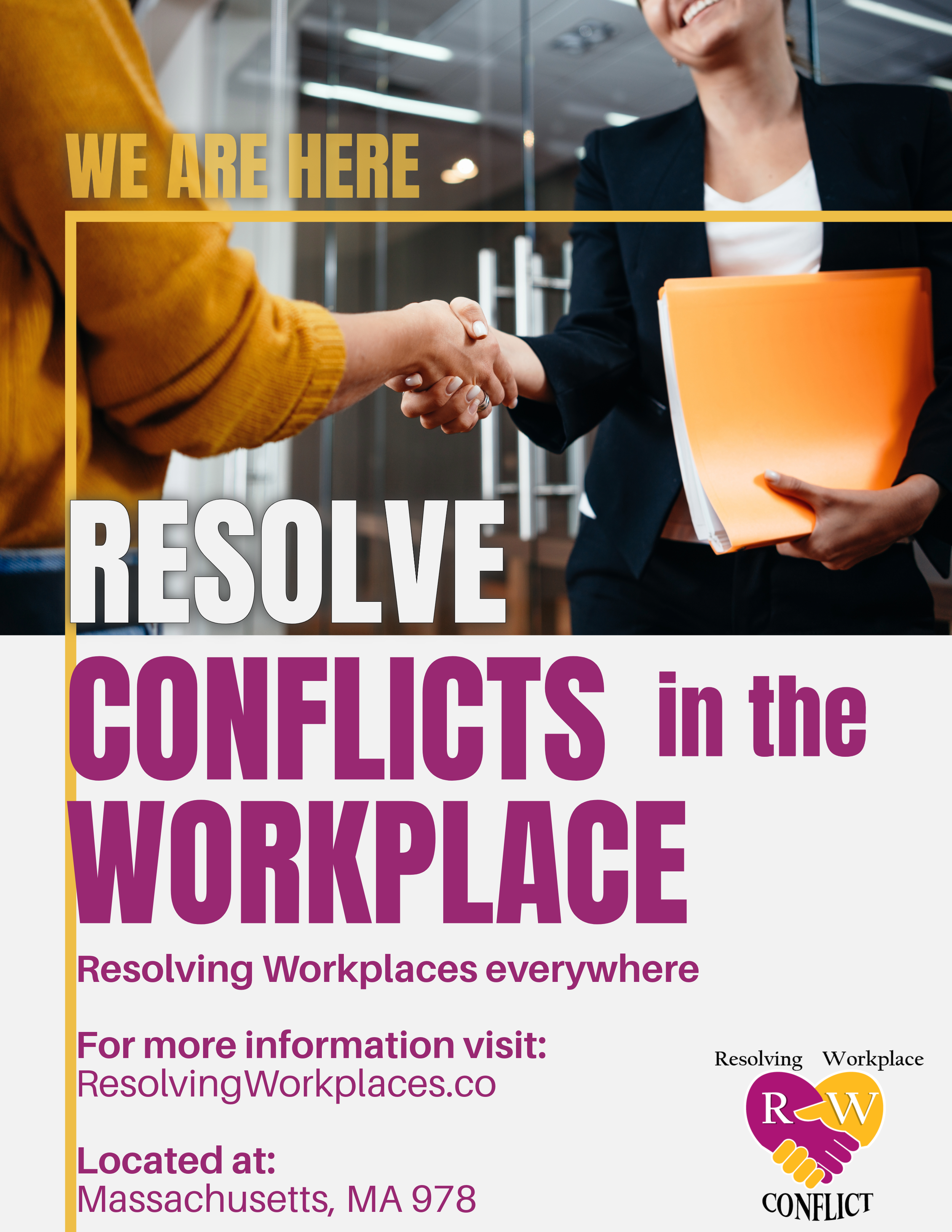 Adobe Express two-toned Conflict Resolution Instagram Post.