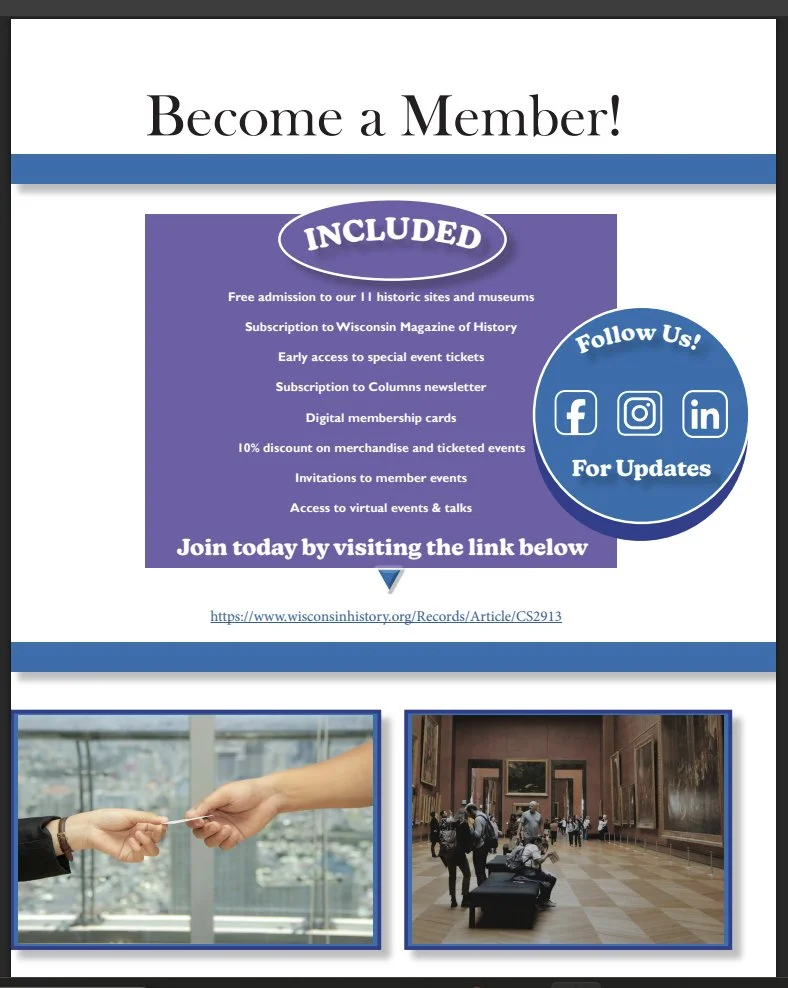 InDesign Wisconsin History Newsletter page 3