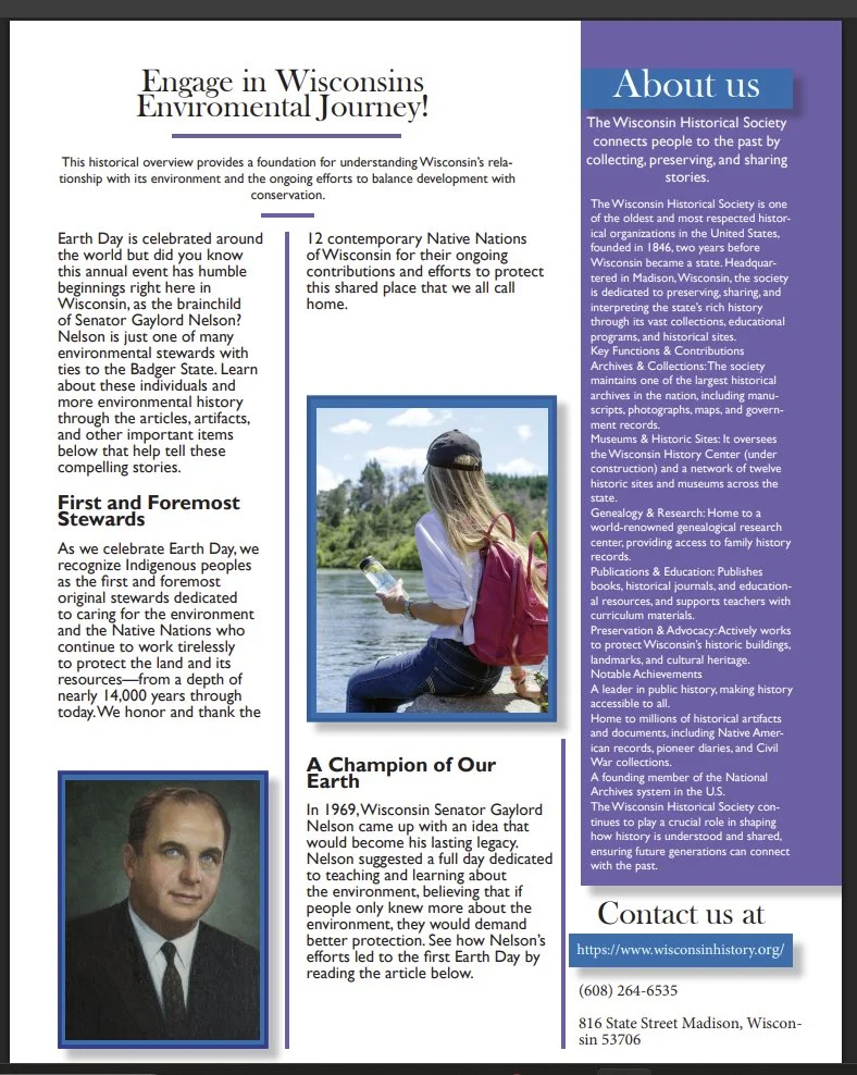 InDesign Wisconsin History Newsletter page 4