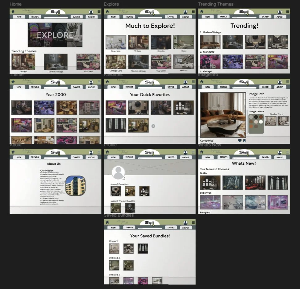 Modern web high fidelity UI/UX desktop design 