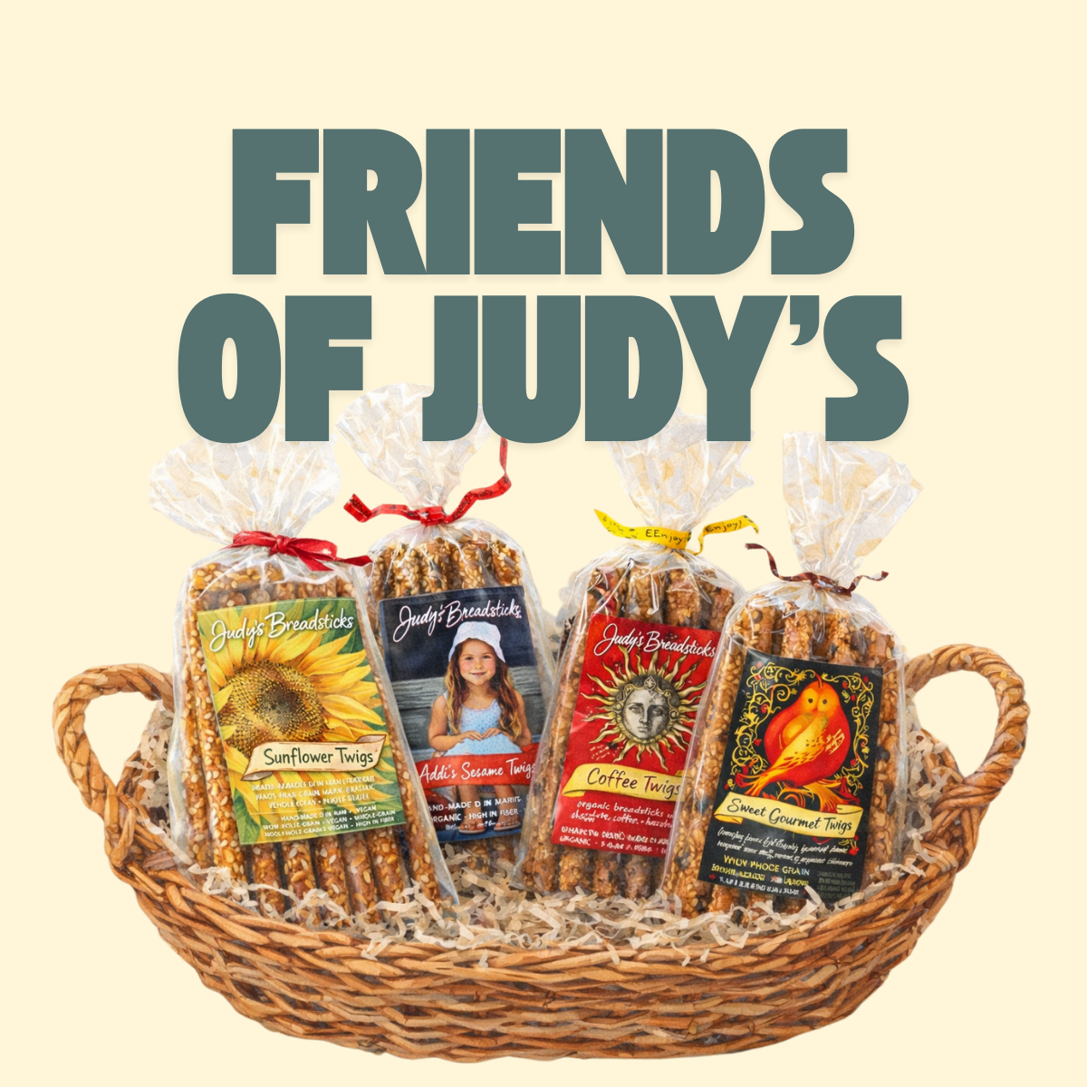 basket of various twigs flavors