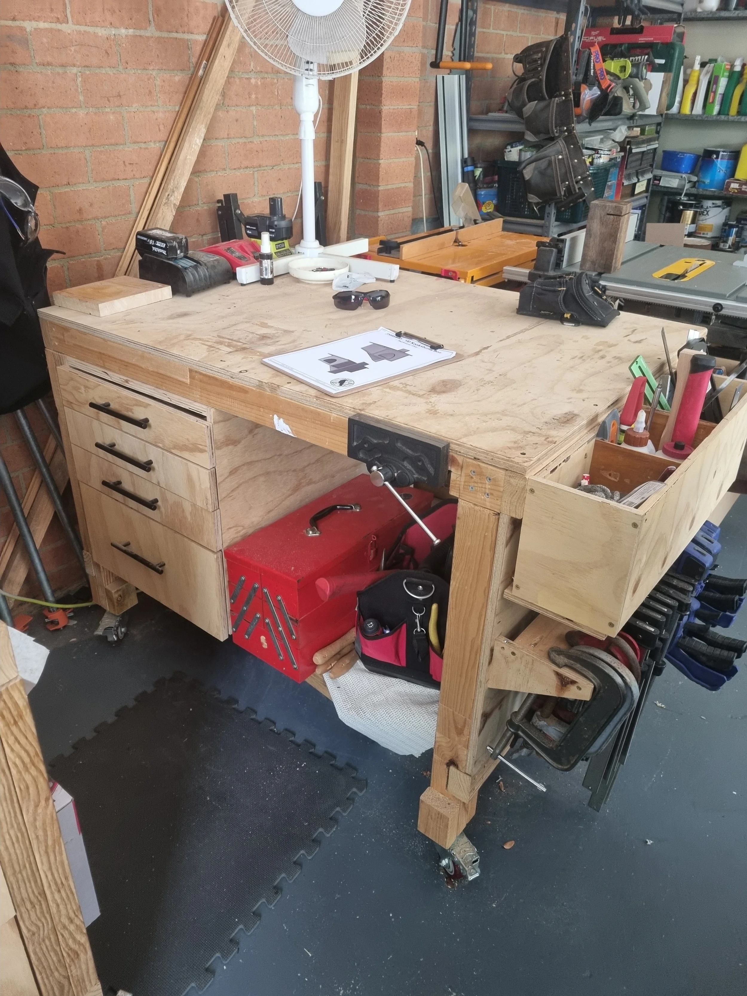 Wood Workbench Plans
