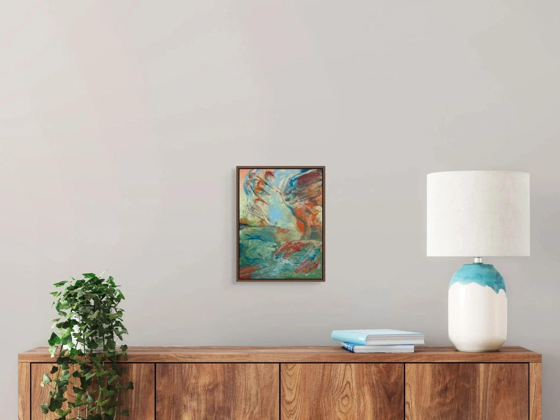 Discordance —
16x20", Acylic on Paper (Canvas Print Recreation)