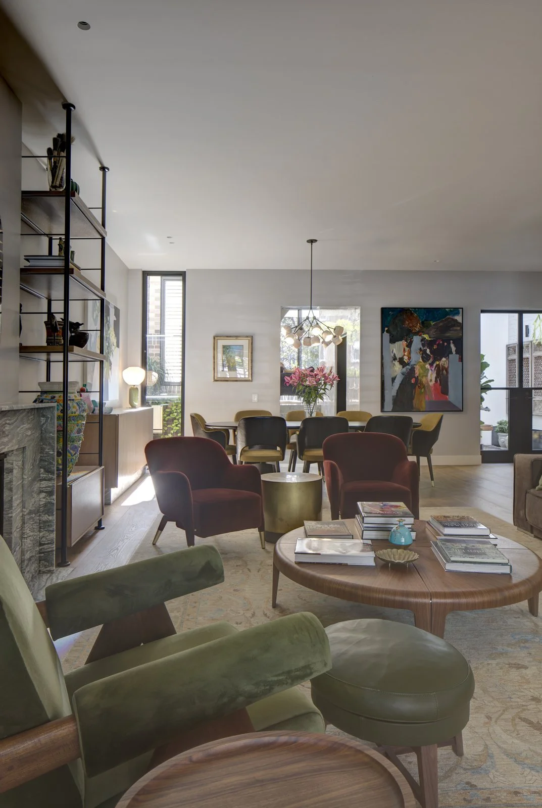 fire place, lounge room