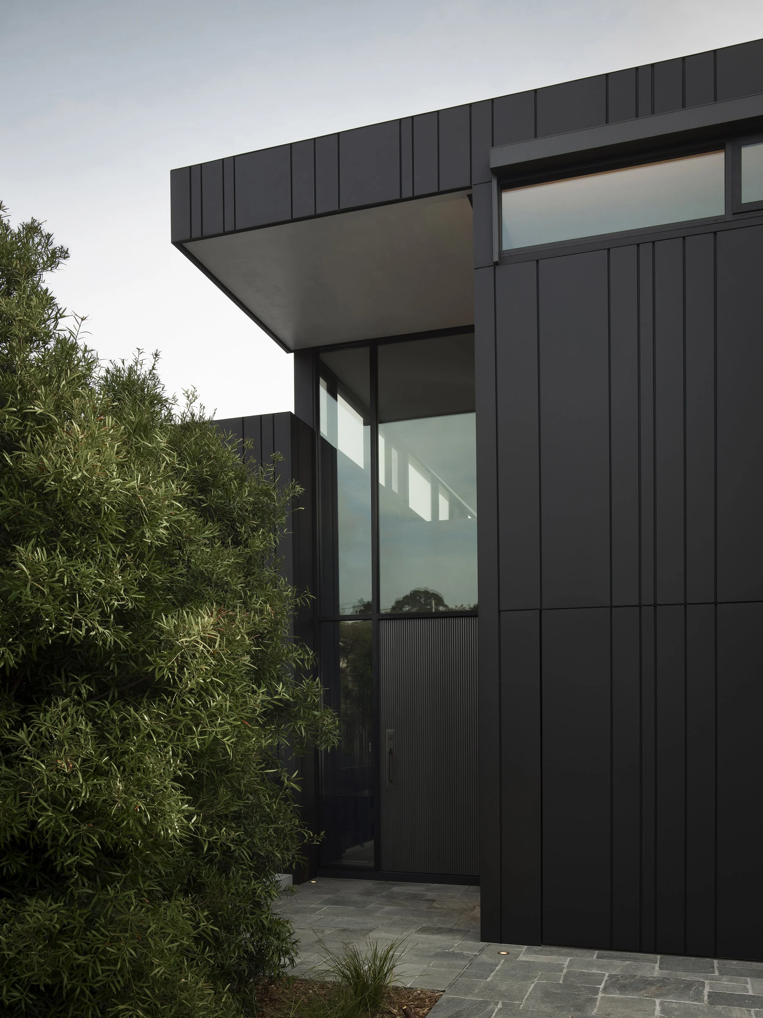 Colourbond cladding Flame zone central coast Killcare