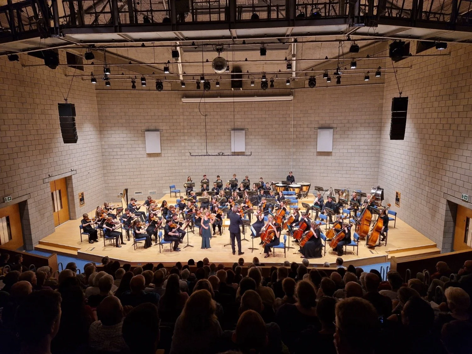 WEYO in concert in front of a sold out venue