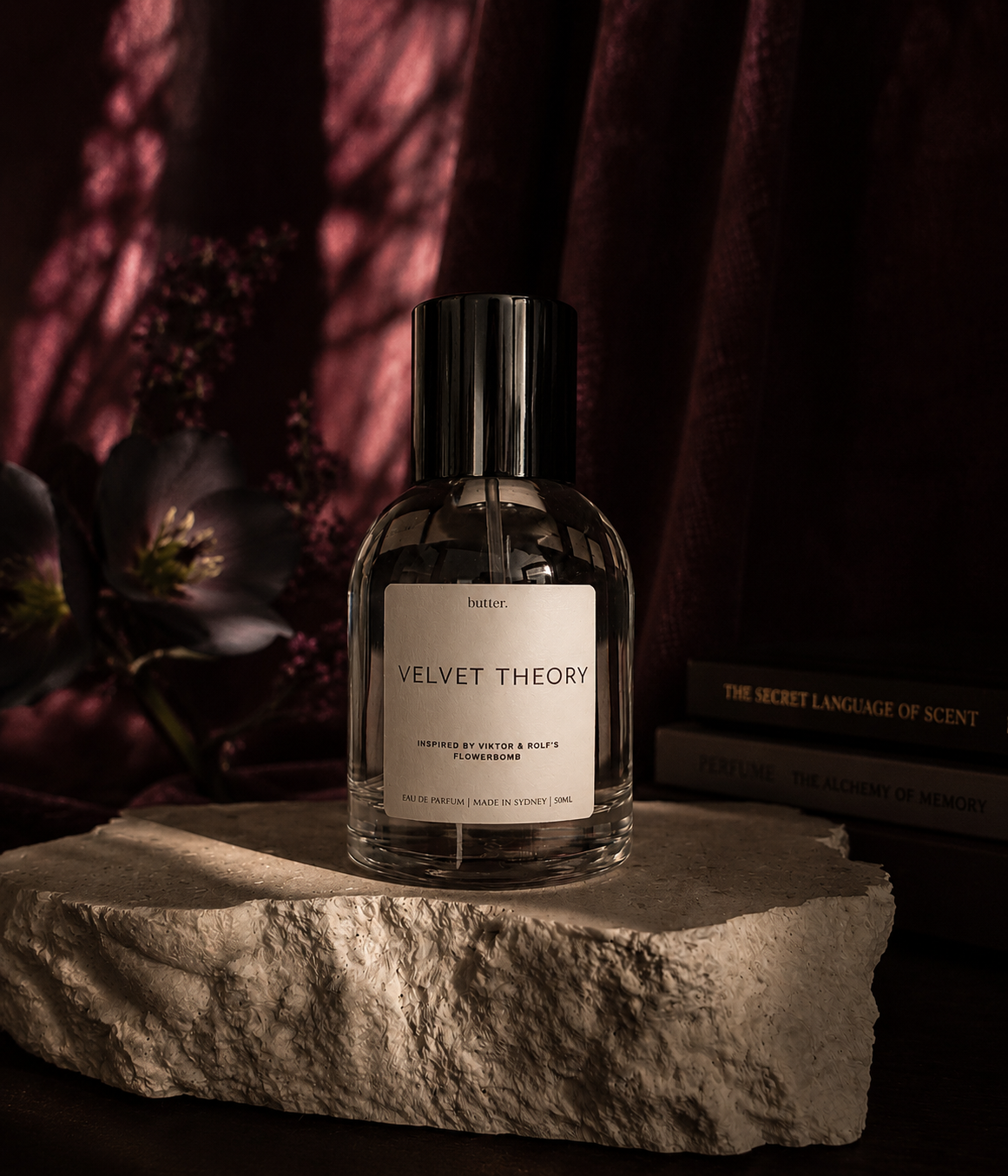 VELVET THEORY | inspired by Viktor & Rolf's Flowerbomb