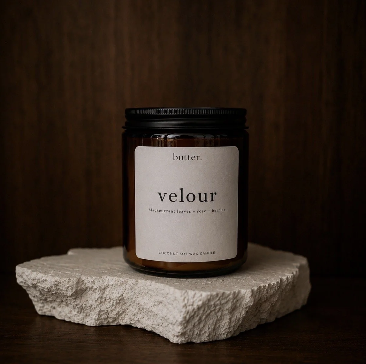 VELOUR - blackcurrant leaves + rose + berries