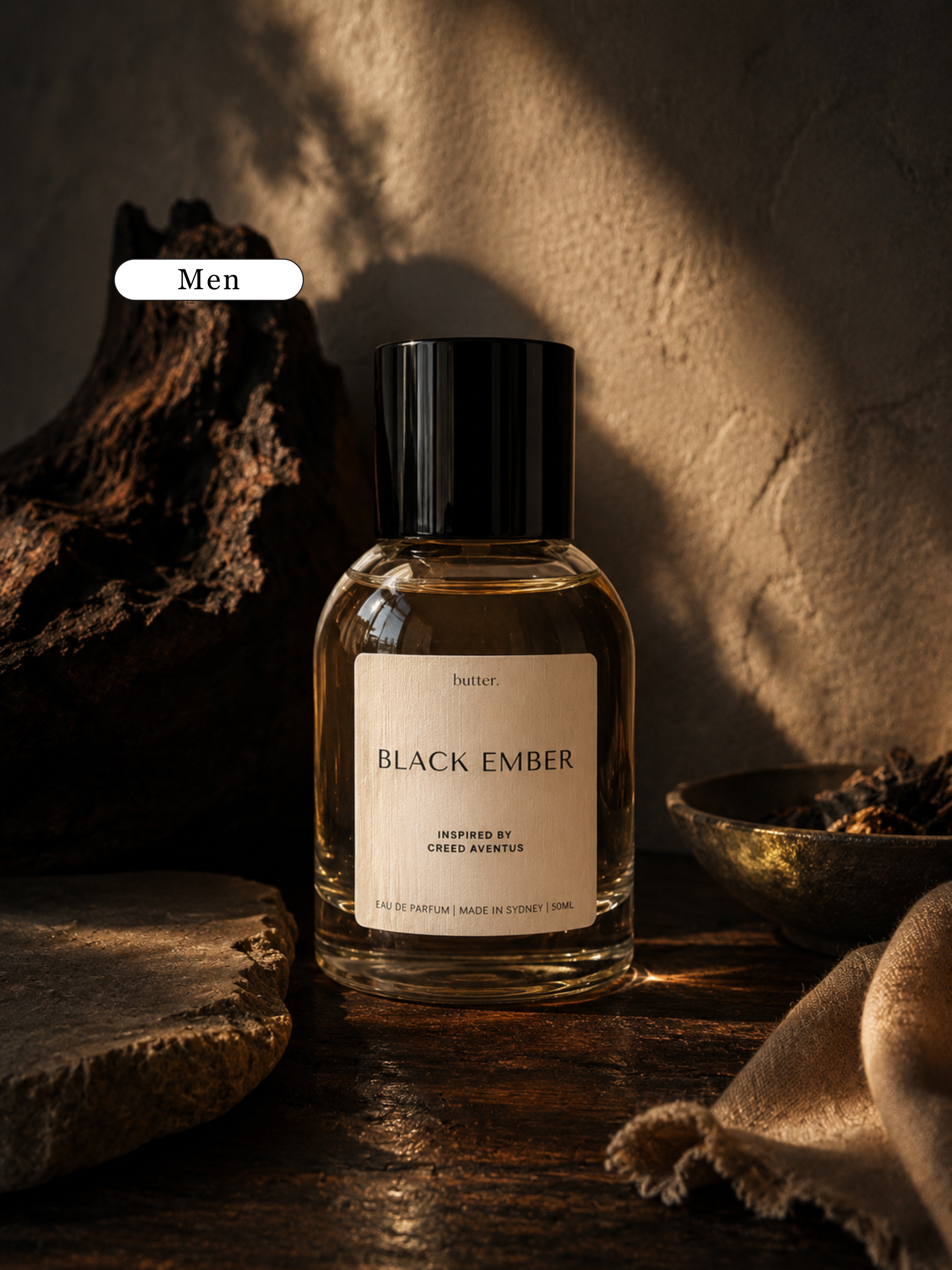 BLACK EMBER | inspired by Creed Aventus