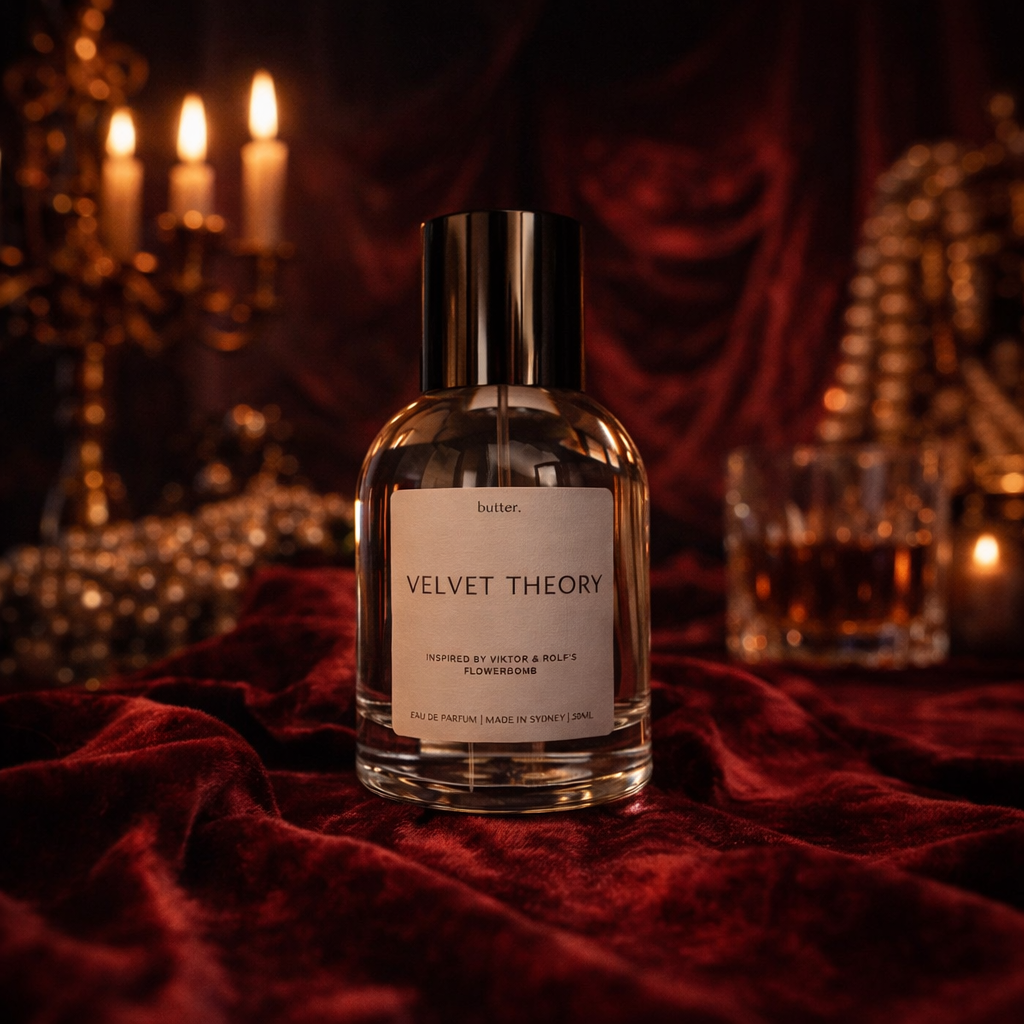 VELVET THEORY | inspired by Viktor & Rolf's Flowerbomb