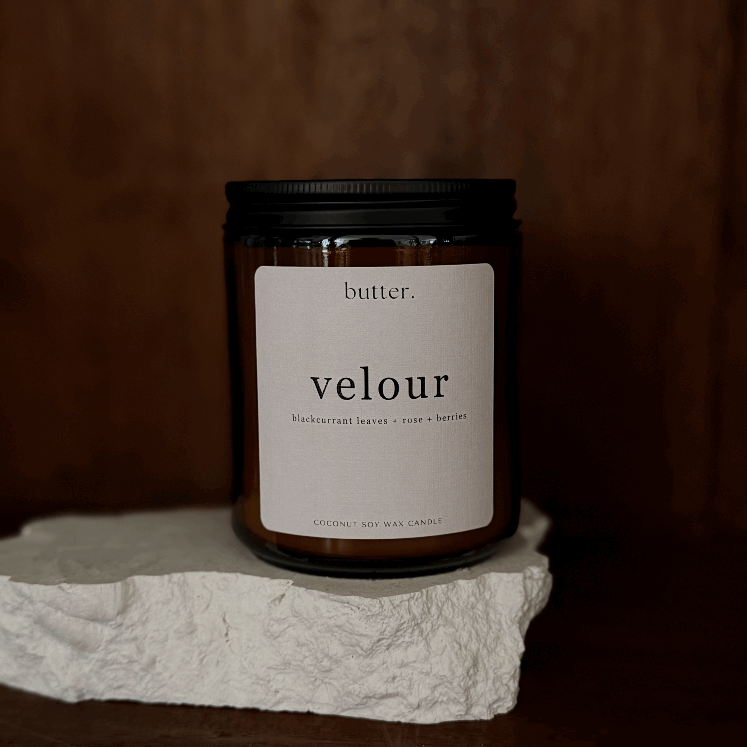 VELOUR - blackcurrant leaves + rose + berries