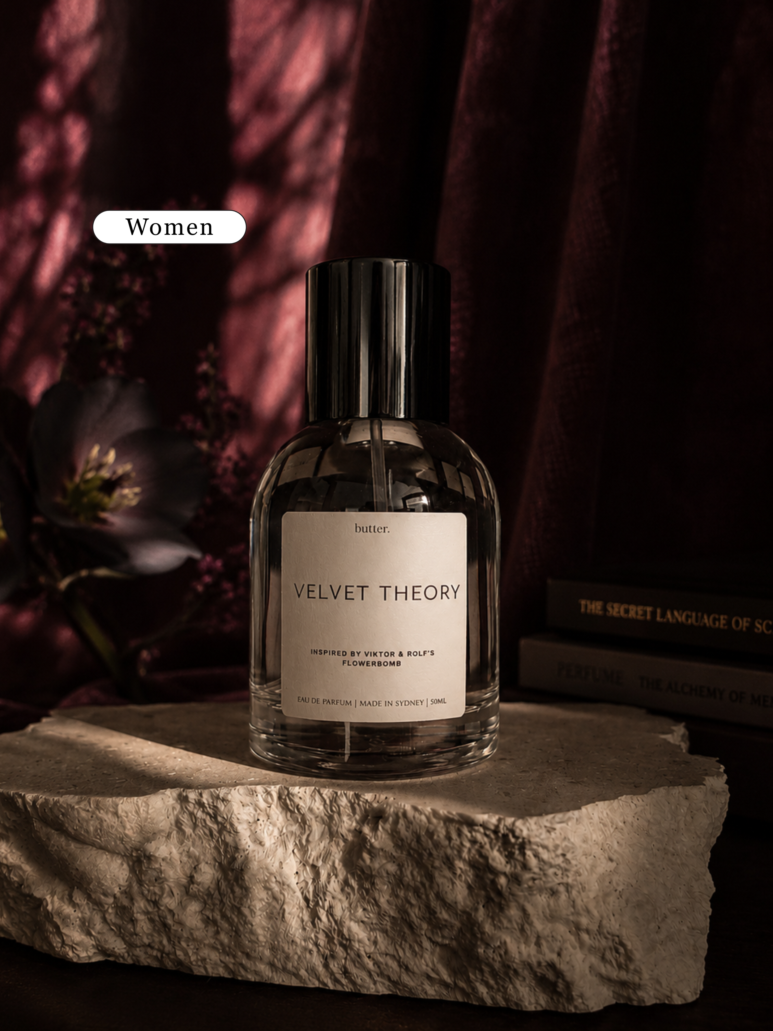 VELVET THEORY | inspired by Viktor & Rolf's Flowerbomb