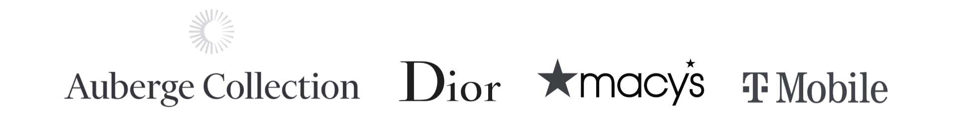 Kaity Kwock past clients: 'Auberge Collection,' 'Dior,' 'macy's,' and 'T Mobile'