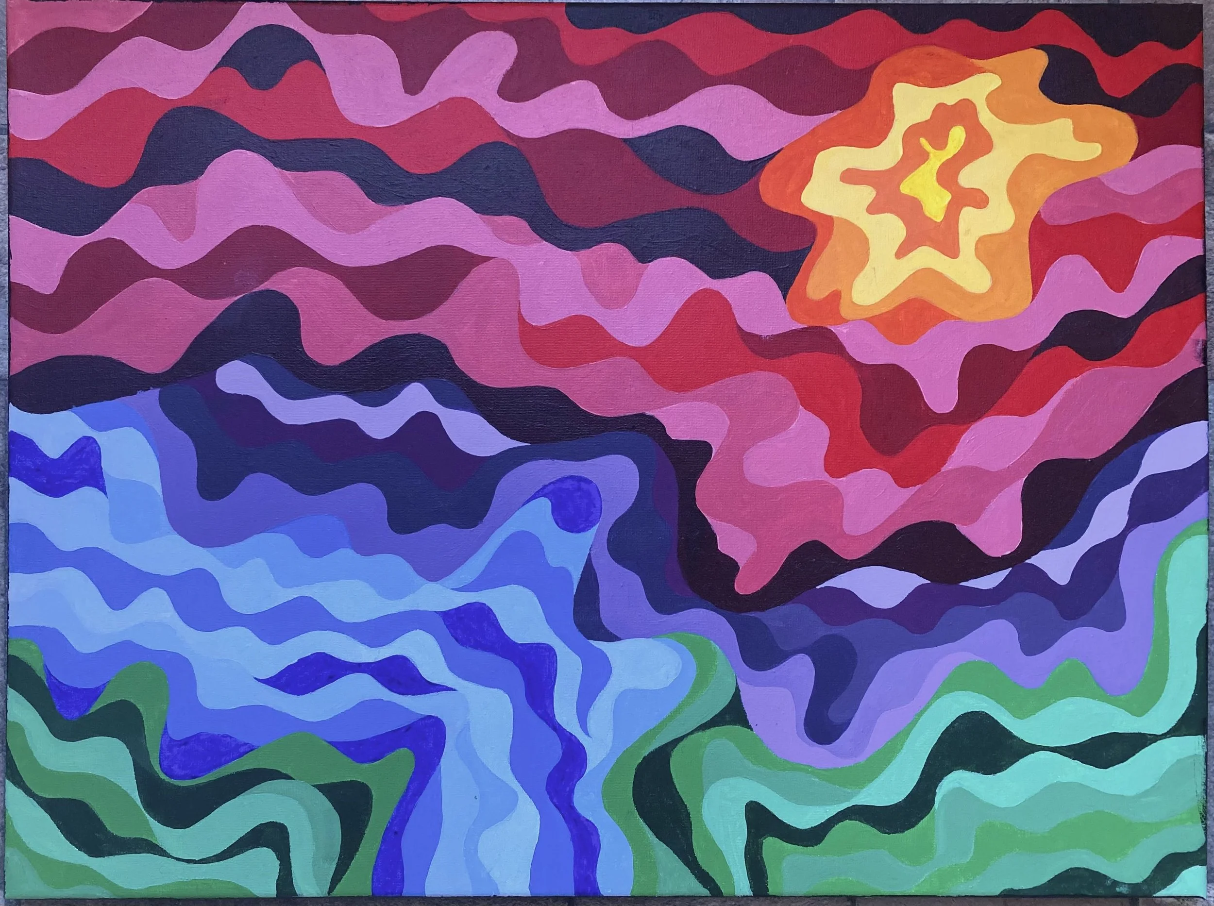 Landscape - Acrylic on Canvas - December 2020