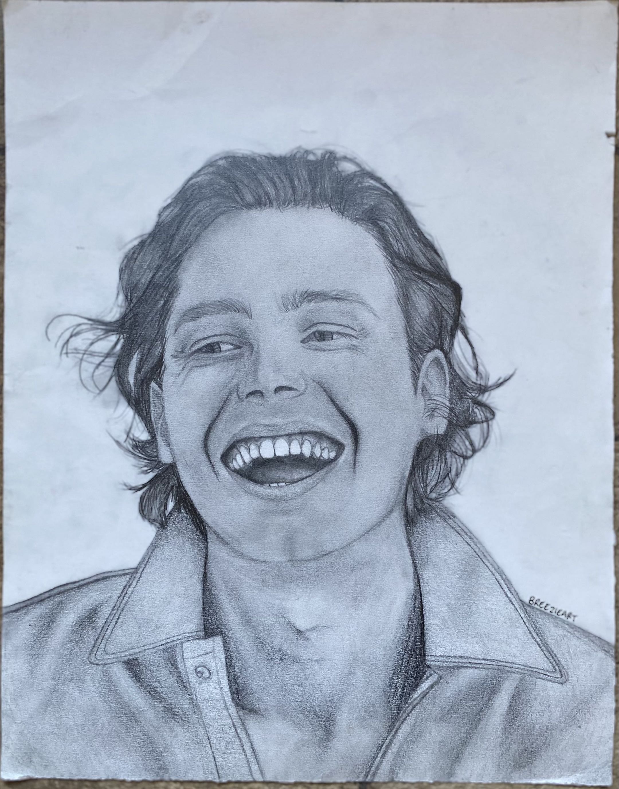 Luke Hemmings - Graphite on Paper - May 2022
