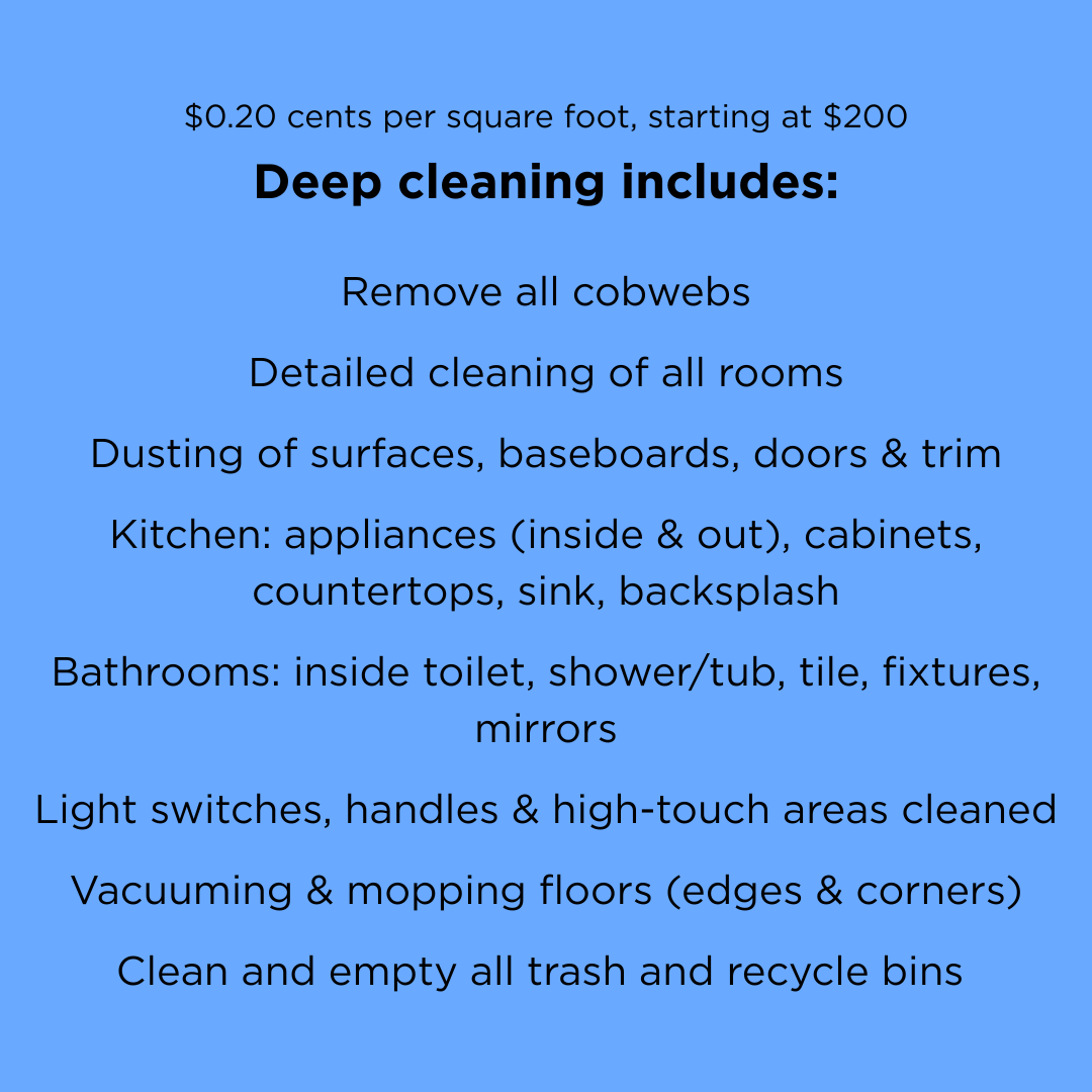 Deep Cleaning