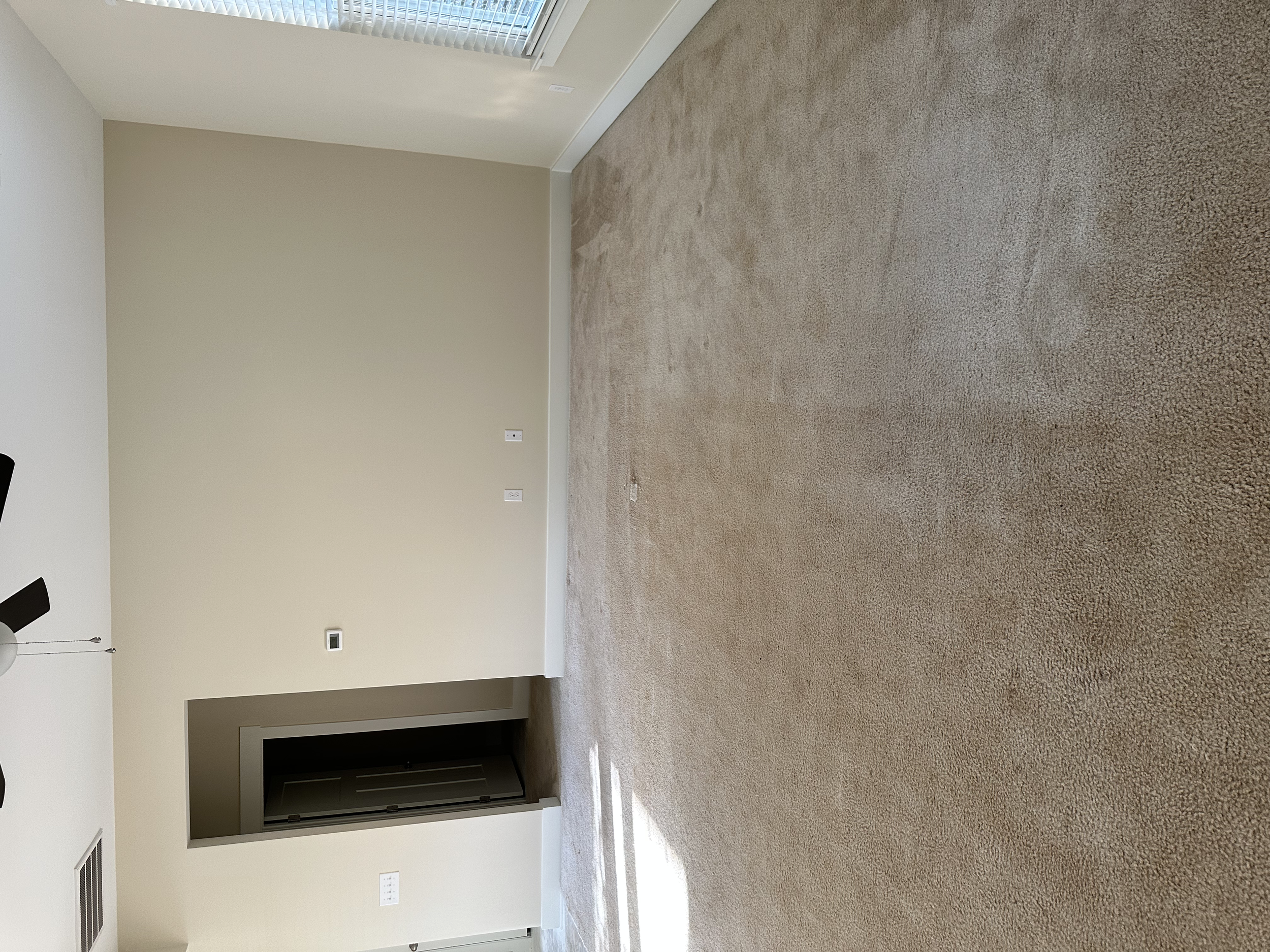 There was a ton of carpet in this home