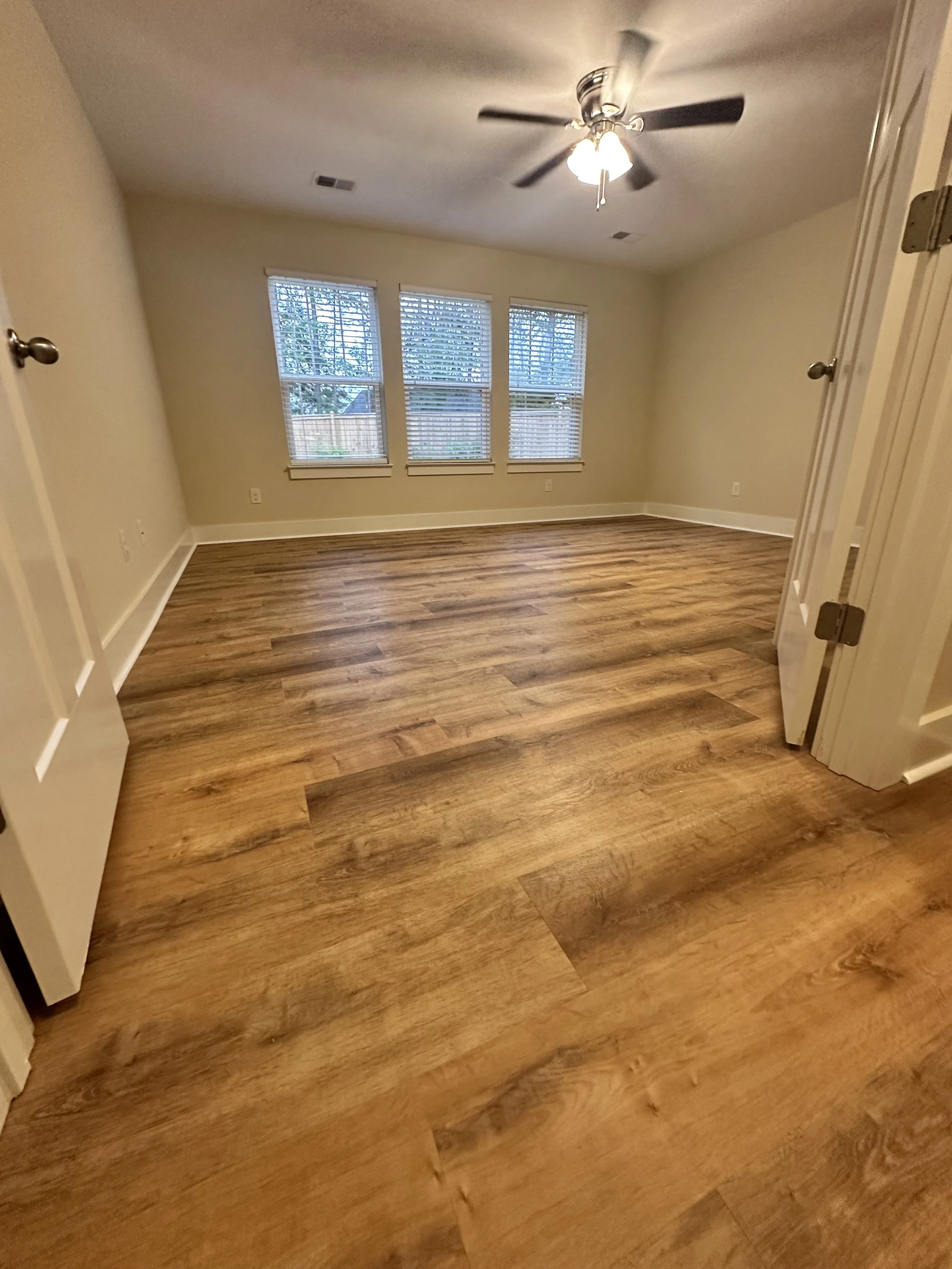 Flooring installation throughout entire home