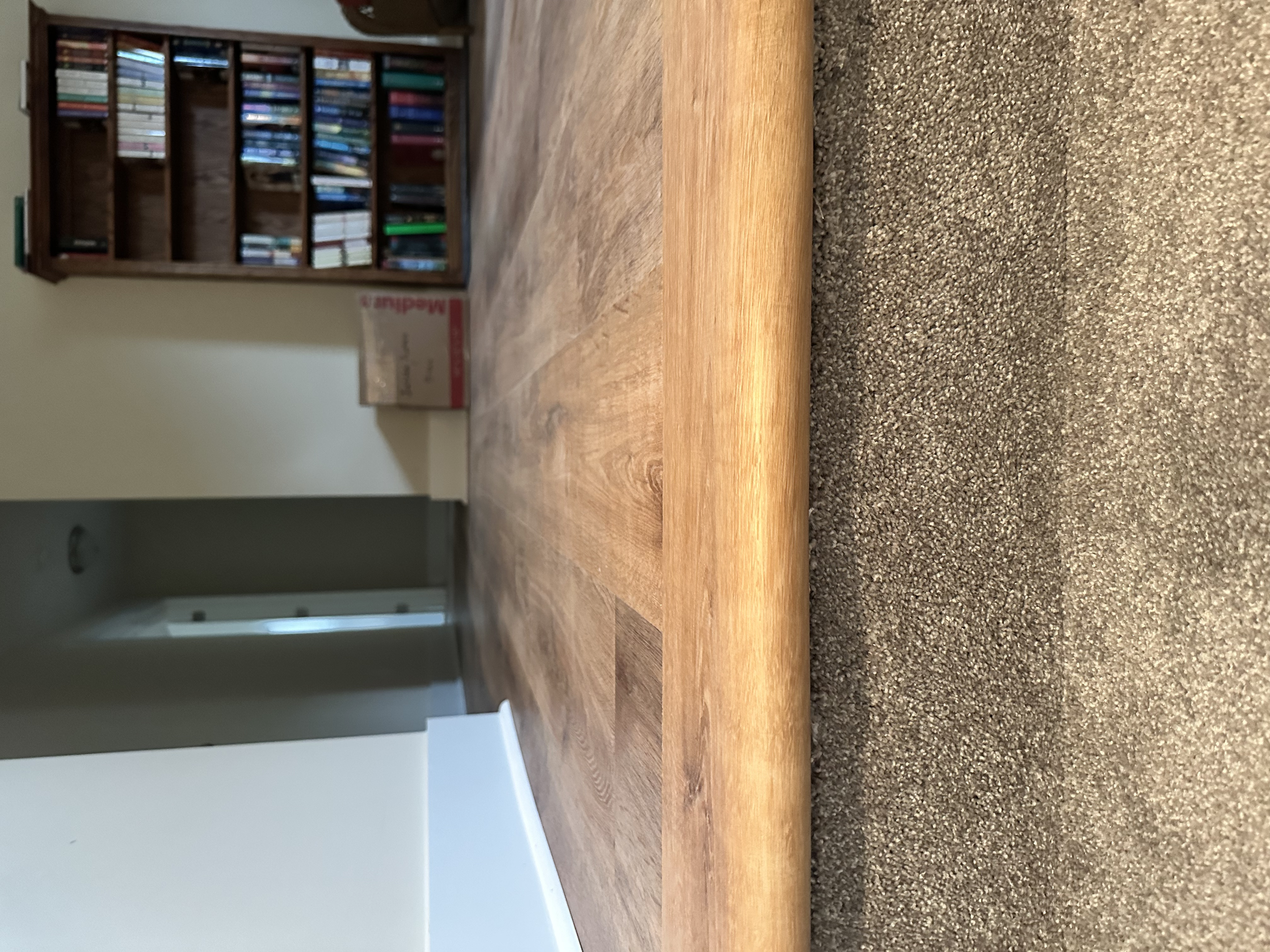 Our custom stair tread turned out beautifully