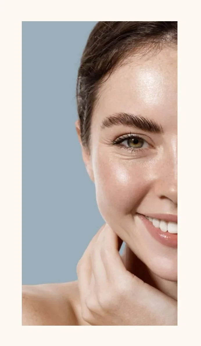 Woman with smooth, radiant skin representing Botox, PRP, facial rejuvenation, and hair restoration services in Ottawa