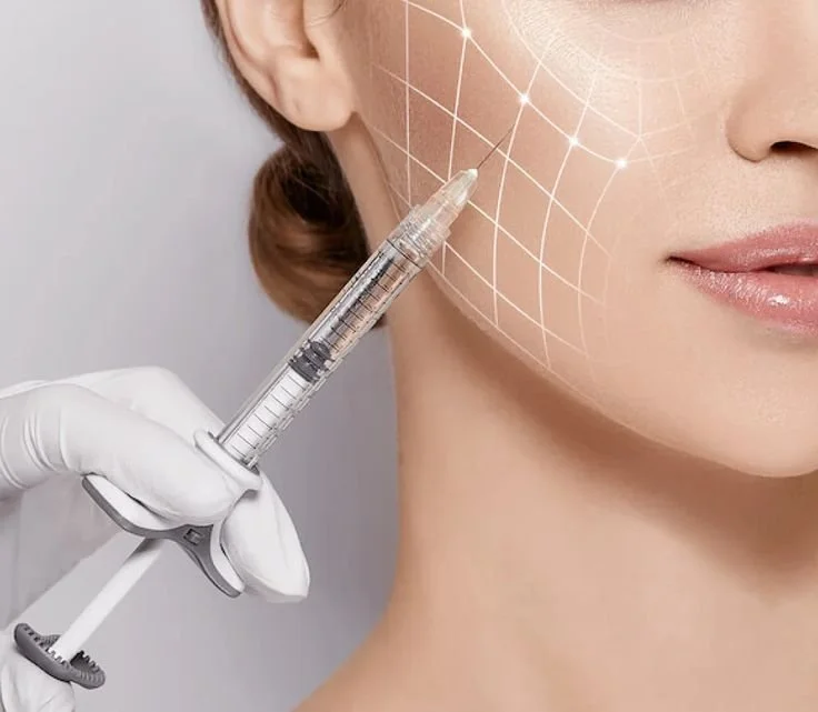 Dermal filler injection treatment being performed at Ottawa medical aesthetics clinic
