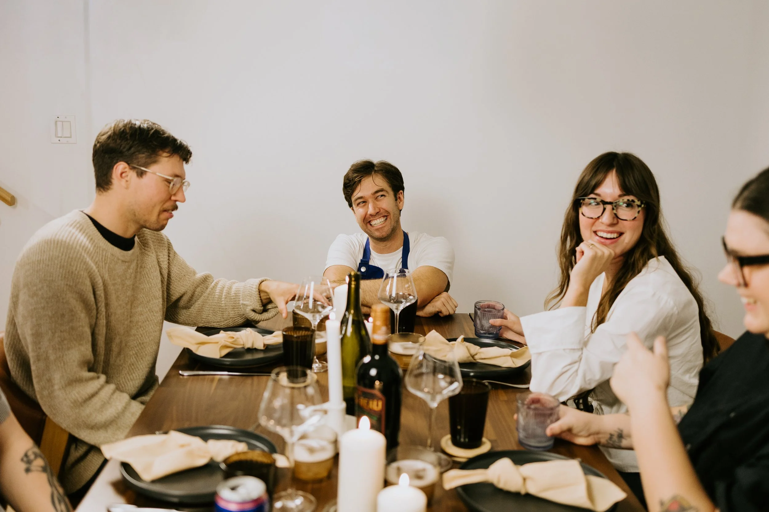 Private chef in Winnipeg serving a private group in their home