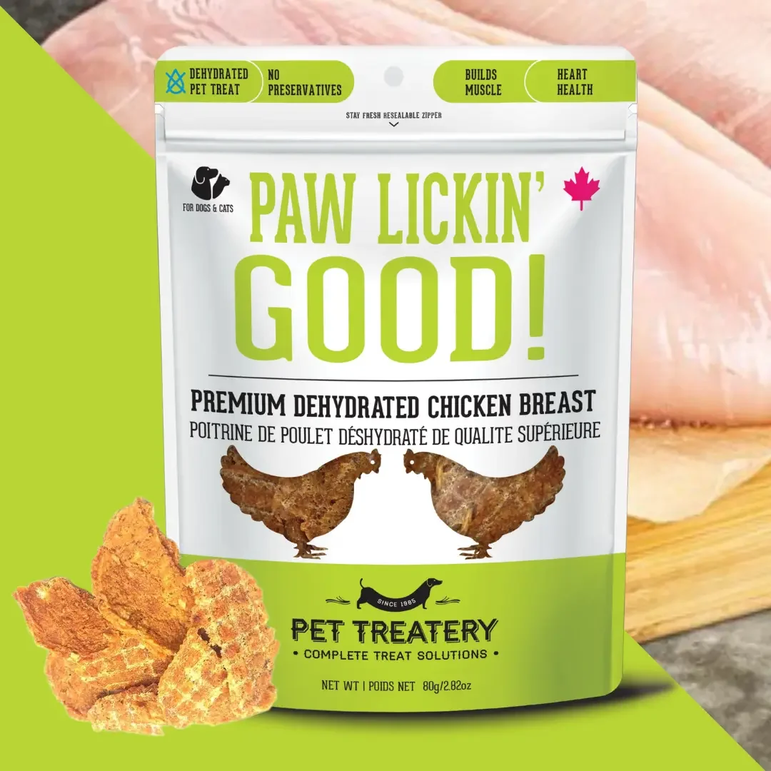 Chicken Breast Dehydrated Pet Treats: High-Protein & Vitamin