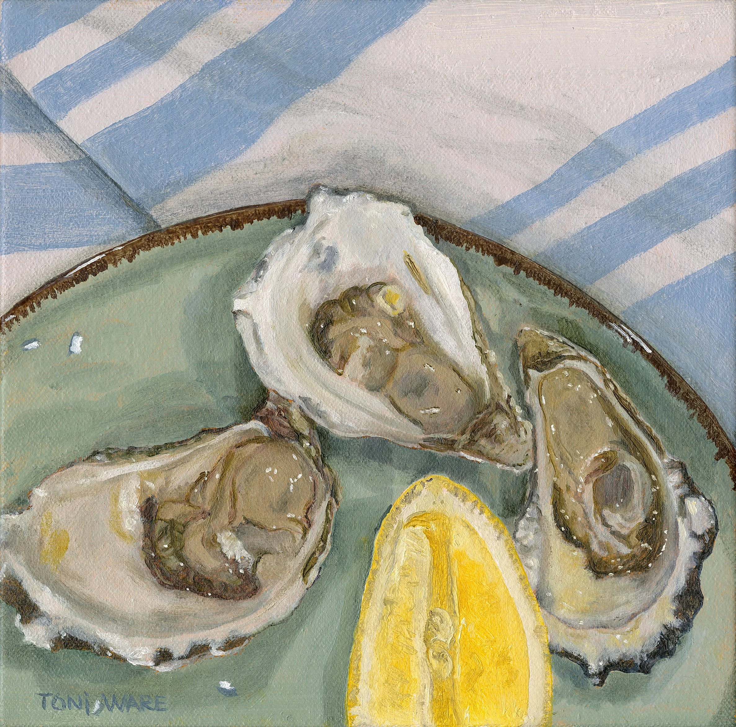 Oyster Trio II - fine art reproduction