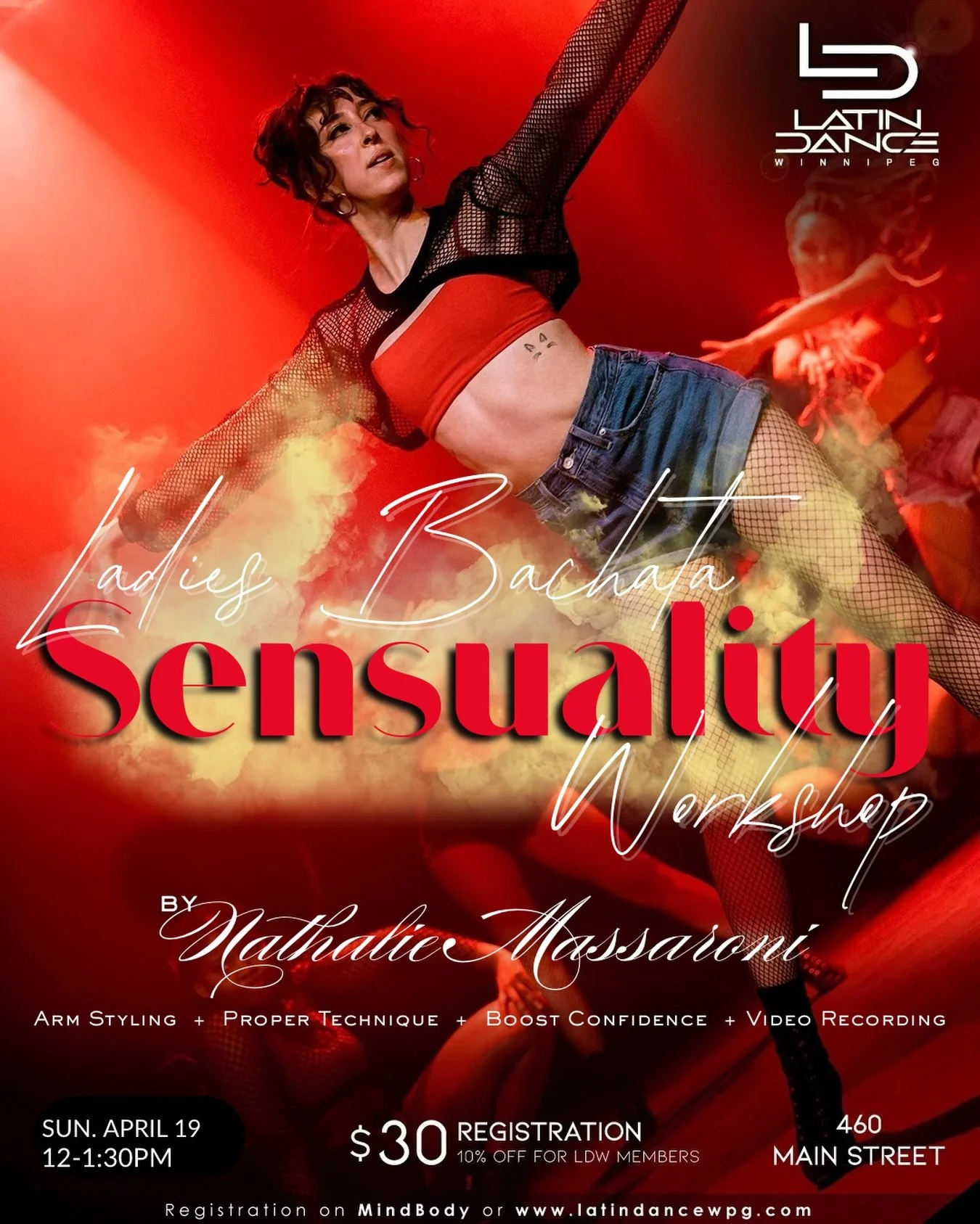 🔥✨ CALLING ALL LADIES ✨🔥

Step into your power, elevate your styling, and unlock your confidence on the dance floor at our exciting Ladies Bachata Sensuality Workshop with special guest instructor Nathalie Massaroni 💃🏽🔥

With a lifetime of dance