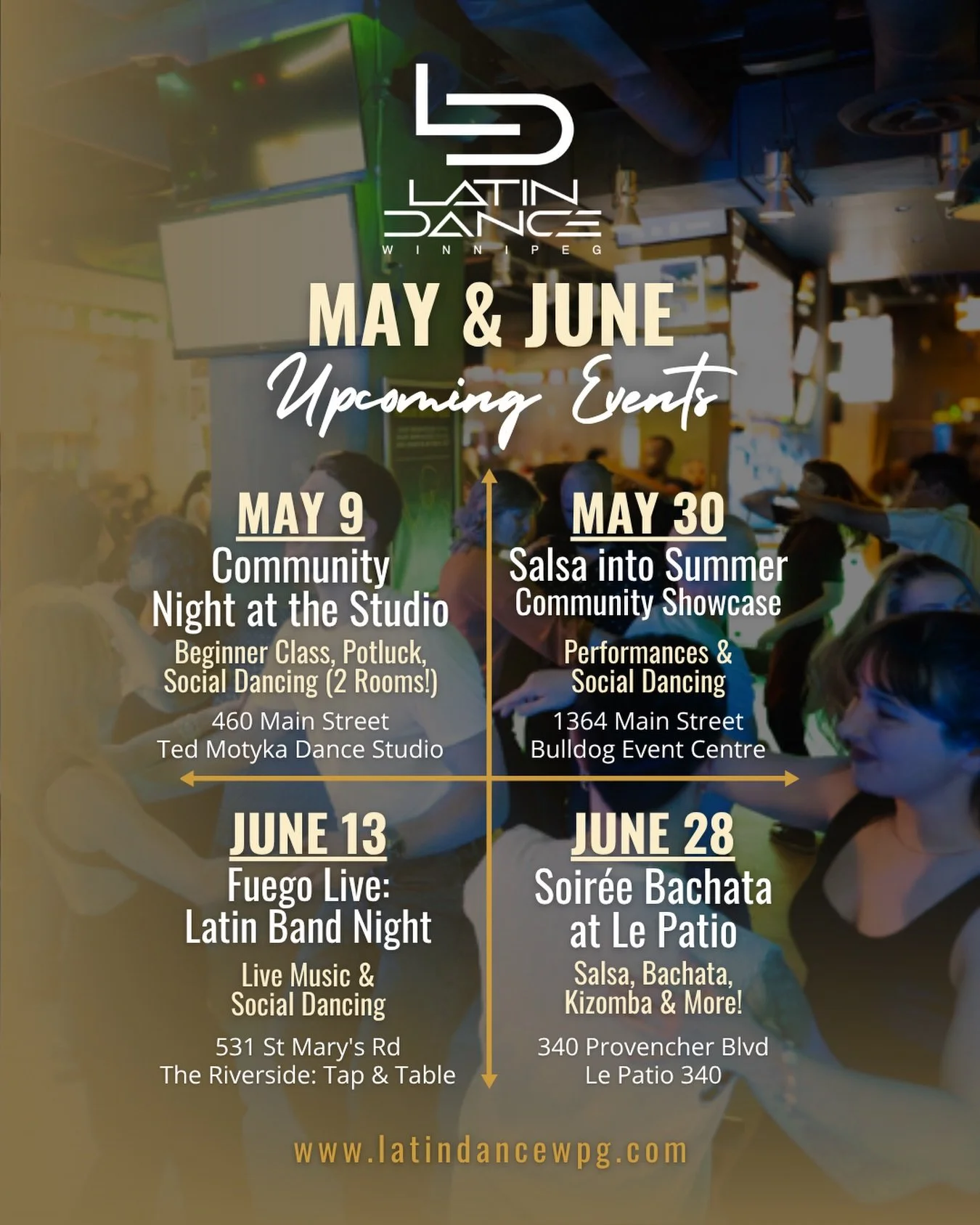 Summer vibes are loading&hellip; 🔥 Check out all our exciting May &amp; June events coming up and save the dates. We can&rsquo;t wait to dance into summer with you! ✨