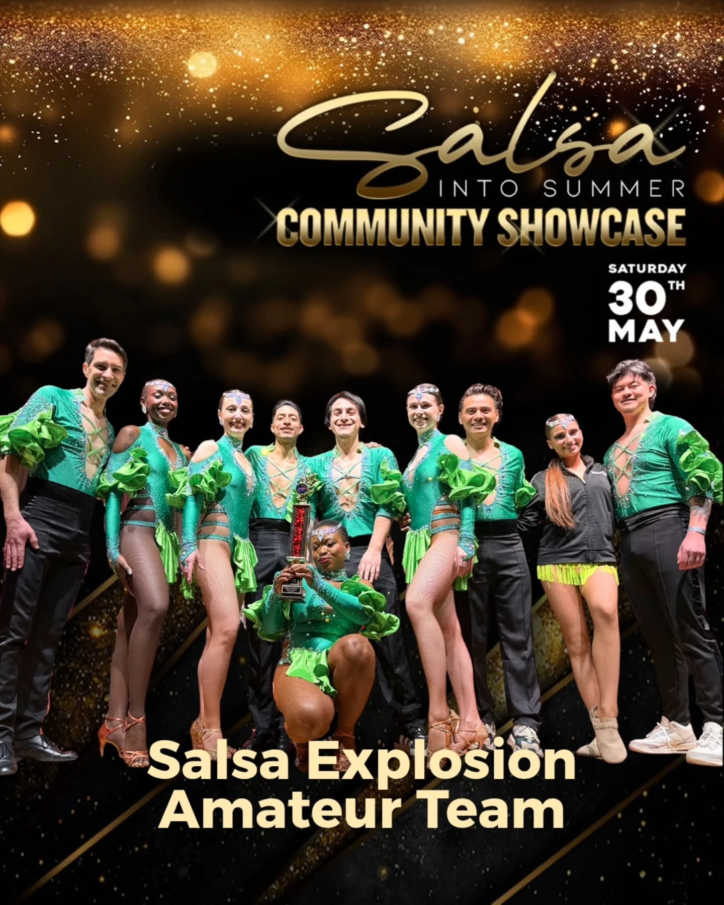 ✨ PERFORMANCE ANNOUNCEMENT: Salsa Explosion Amateur Team 💃🕺
Get ready to feel the energy, passion, and precision of the Salsa Explosion Amateur Team!

Representing Salsa Explosion, the city&rsquo;s first and longest-running Latin dance school, this