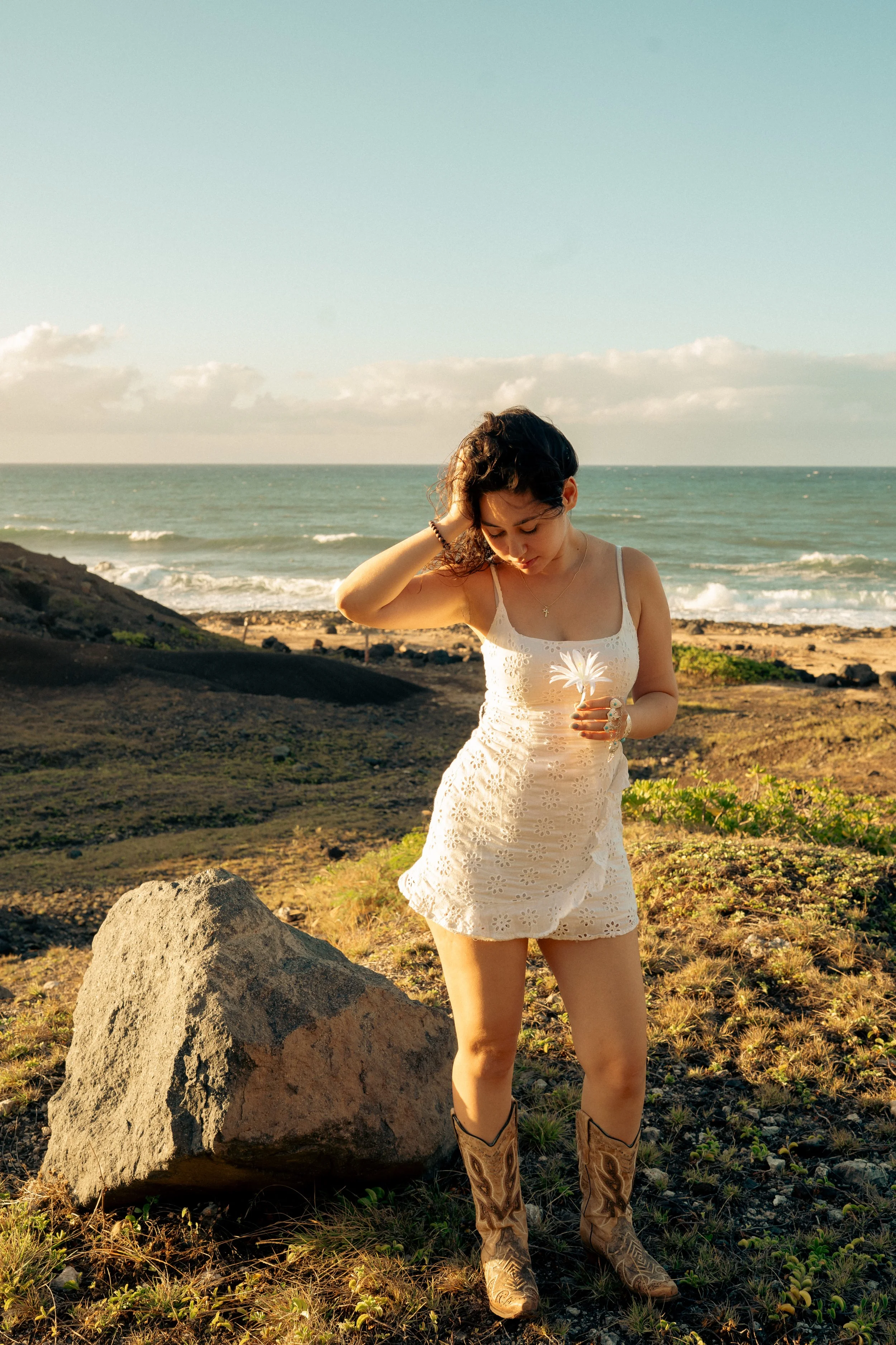 portrait and golden hour in Hawaii