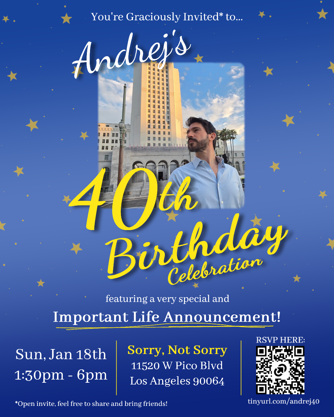 Andrej's 40th Birthday