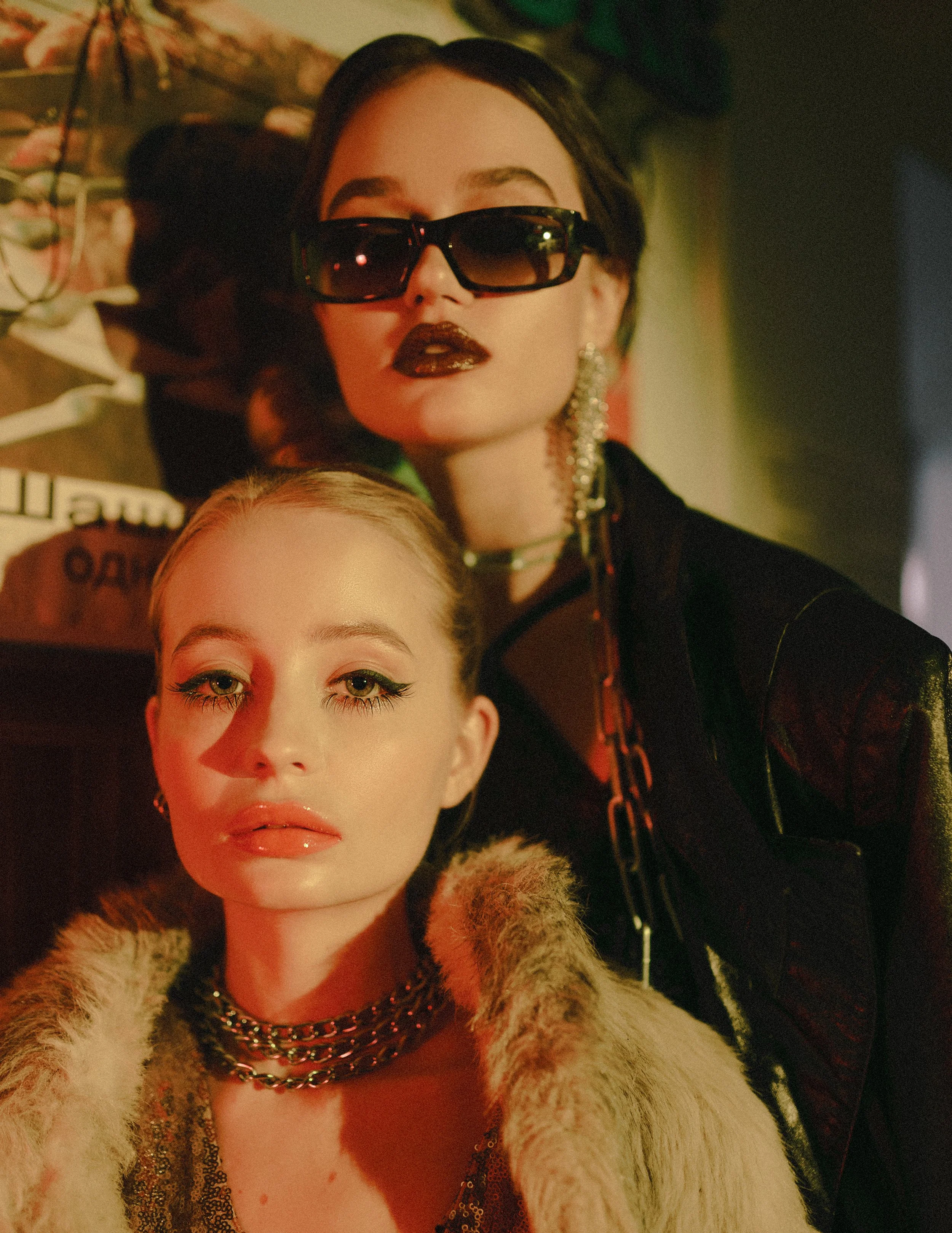  Wardrobe Credits: glasses property stylist, leather coat Ibivio Pelle, earring Dear no Fear @dearnofear,chain Crystal Obscurity @crystalobscurity, fur coat Vintage, dress Let's color Atelier @letscolor_atelier, chain Crystal Obscurity @crystalobscur