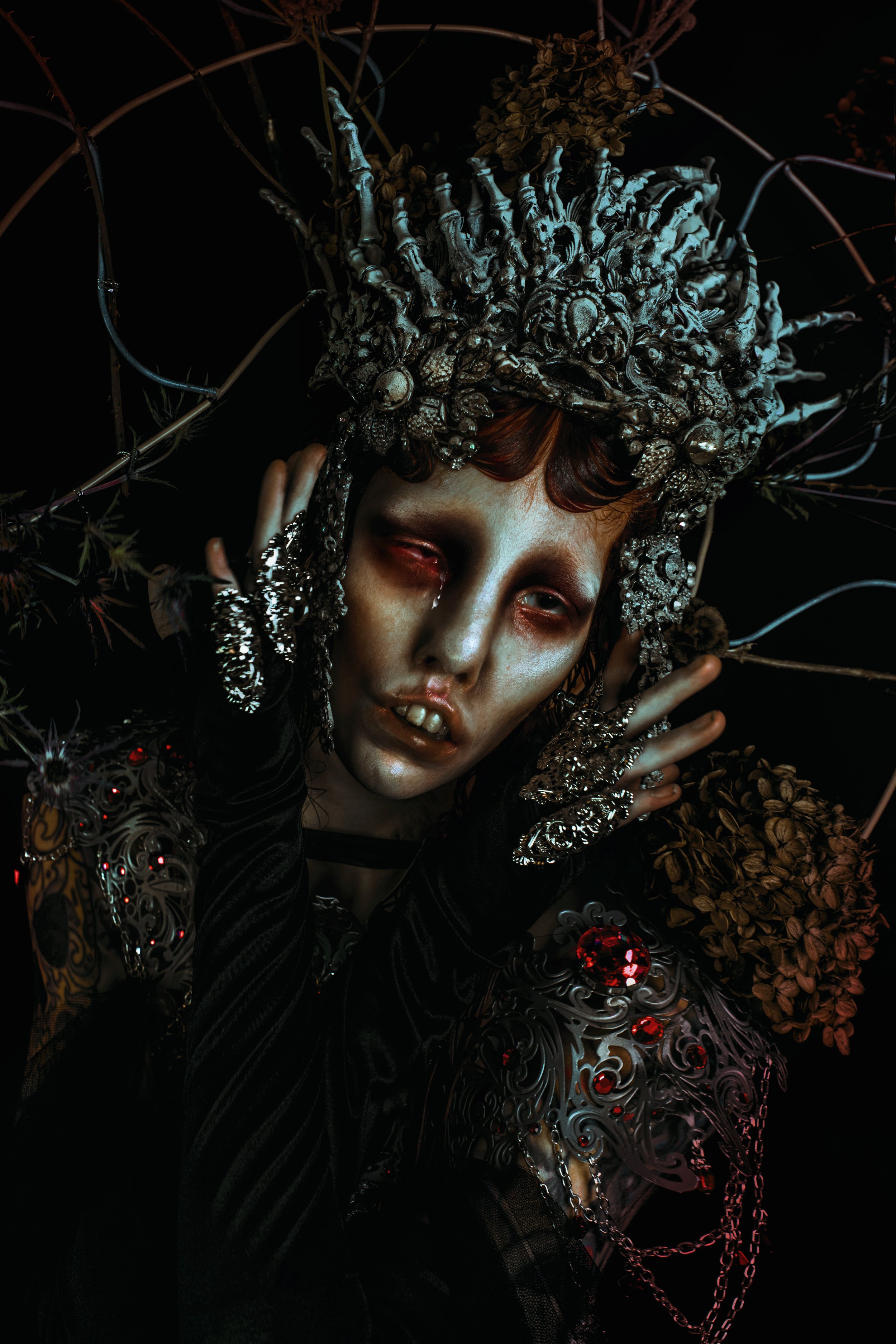  Photographer: Lillian Liu  Model: Caitin Stickles  Makeup Artist: Daisy Hsiang  Hair Stylist: Tania Becker  Florals: Da Fiori Design  Fashion Designer: Michelle Hebert  Videographer: Mychaylo Prystup 