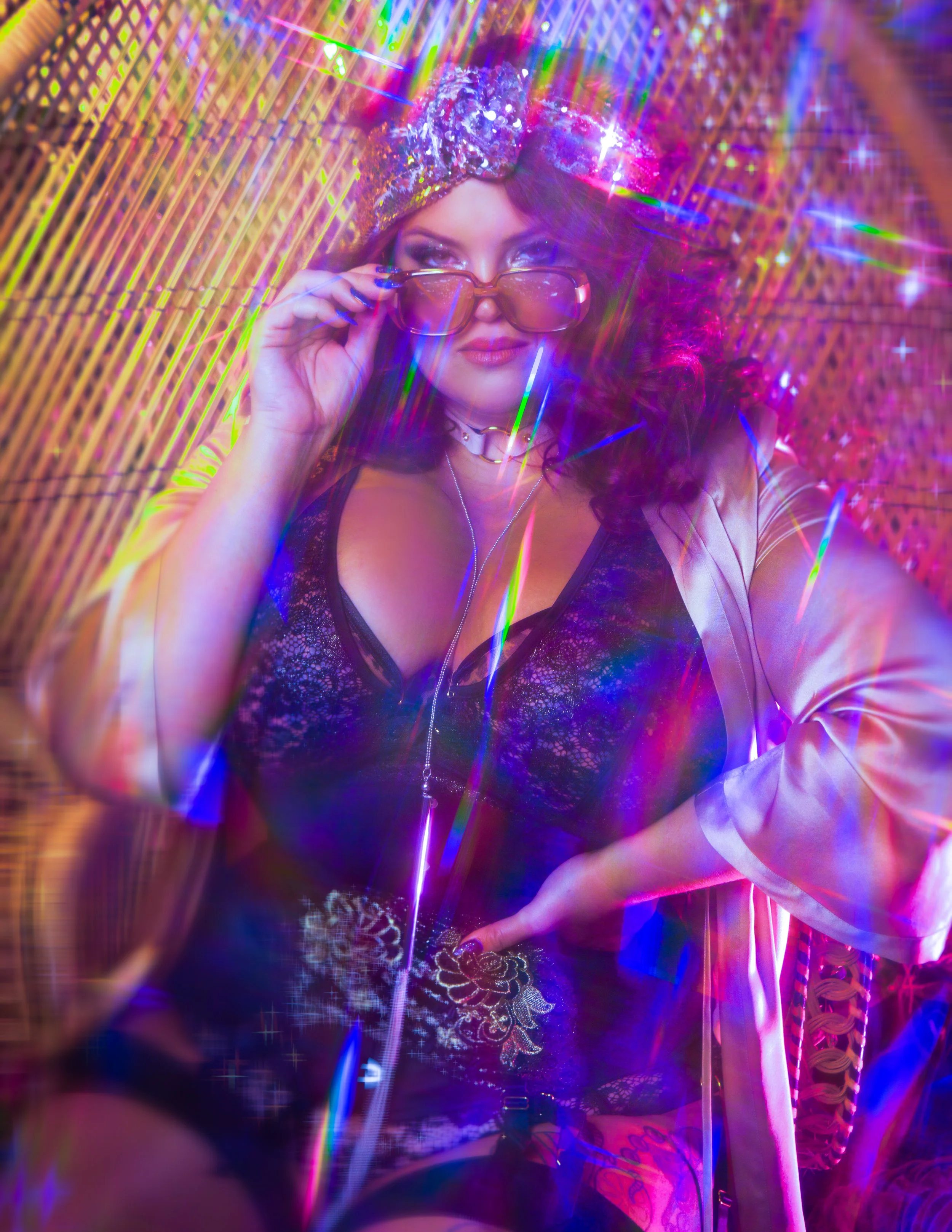  Photography by Susan Grace Hinman  Model: Georgina Horne  Creative Direction: Lucy Eversden  Makeup: Charlotte Amelia    Wardrobe featuring designs by Playful Promises, Unmentionables Lingerie, and The Burlesque Society, with accessories by PicaPica