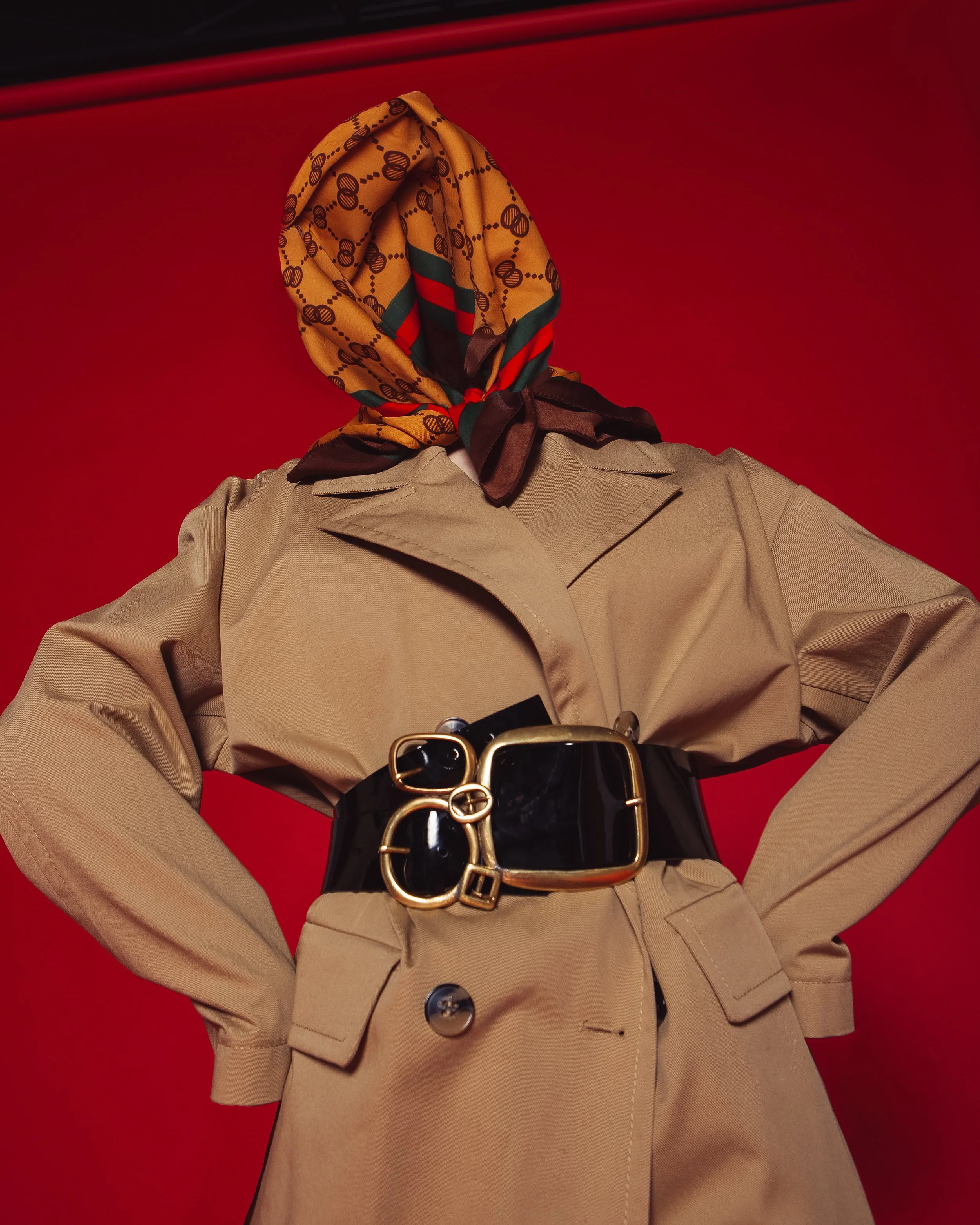  Wardrobe Credits: Cloak: Zara   Shawl: Gucci   Belt: Unknown 