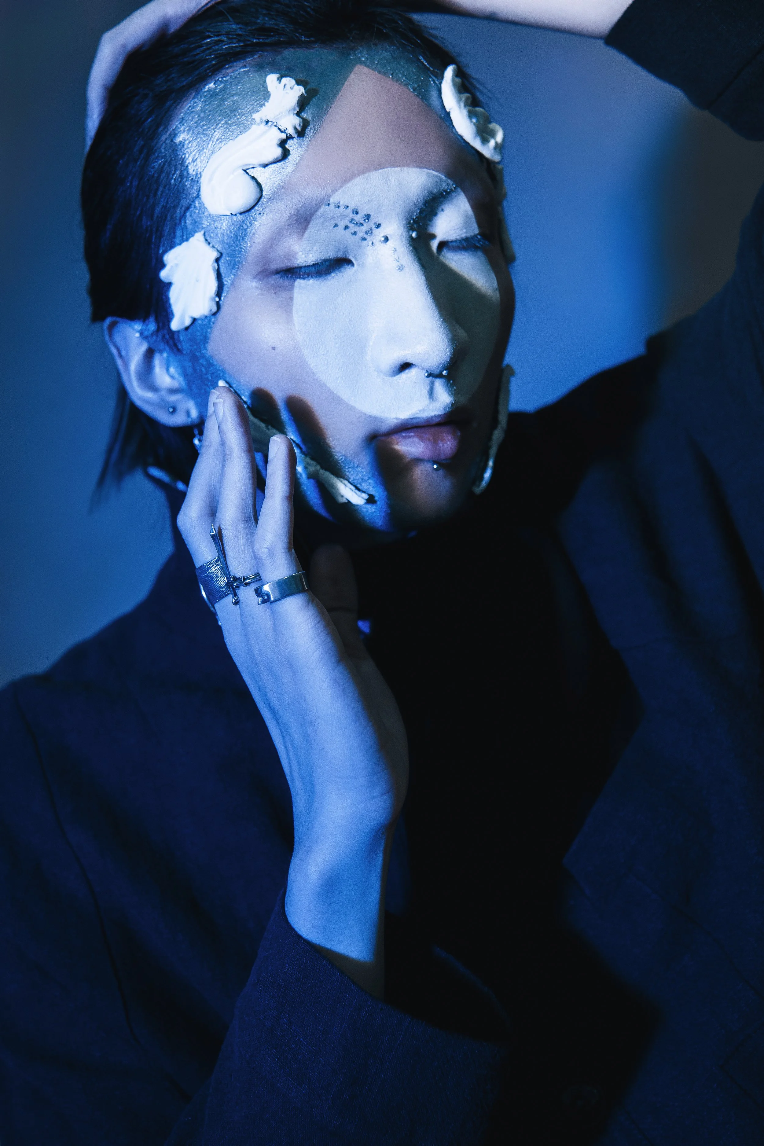  Photo Editor / Creative Director / Photographer / Retoucher:  Alena Fadeeva  Male Model:  HIKARI YE  Makeup Artist / Creative Director / Hair Stylist:  Svetlana Dudinova  Fashion Designer:  Nomad Goba  Assistant:  Veronika Kasyan 