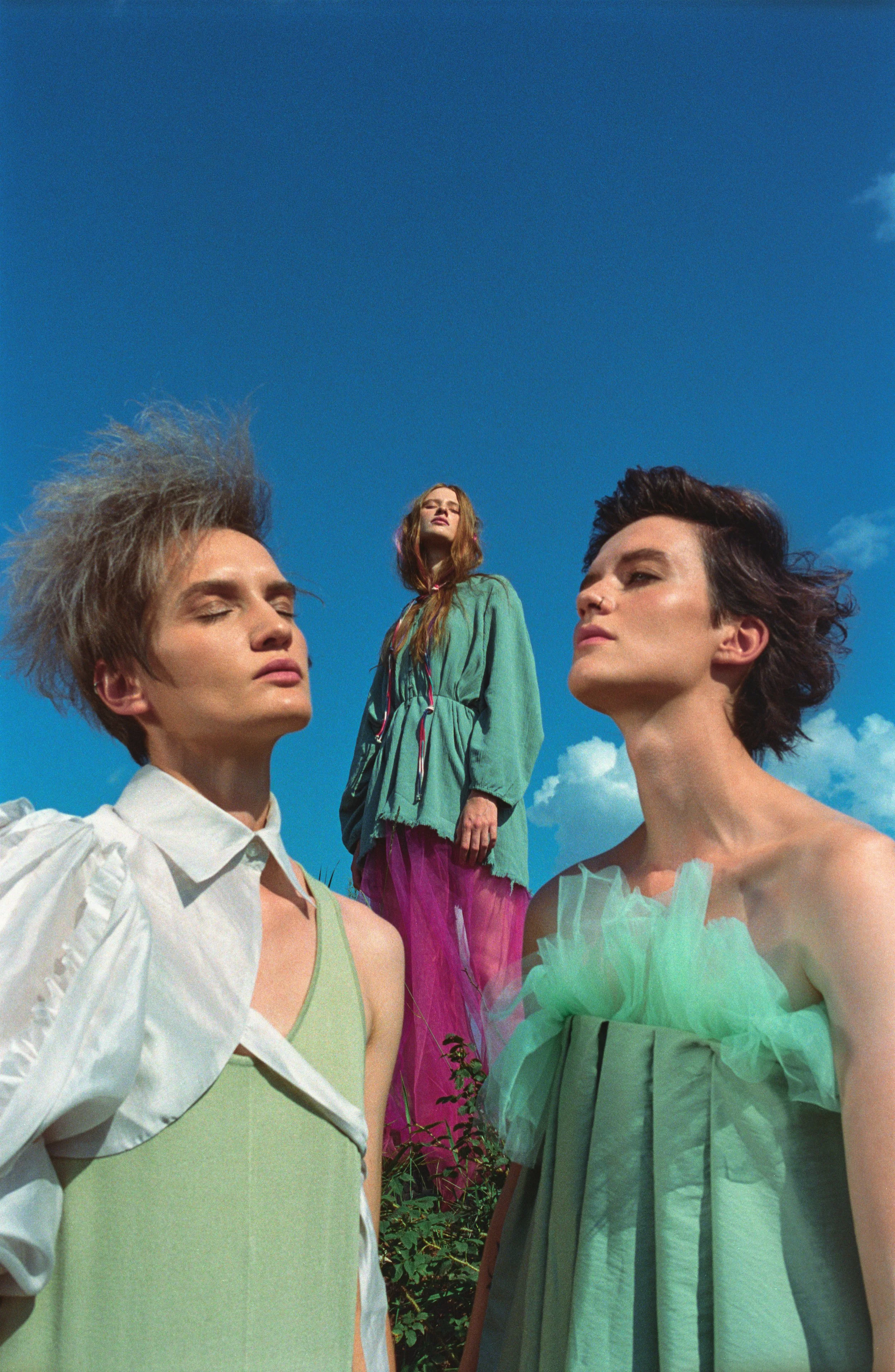  Photographer: Polina Mordvinova  Model: Lena Timakova  Model: Natalya Likhanovich  Model: Polina Kirilina  Makeup Artist: Evgeniya Pugacheva  Hair Stylist: Svetlana Melnikova 