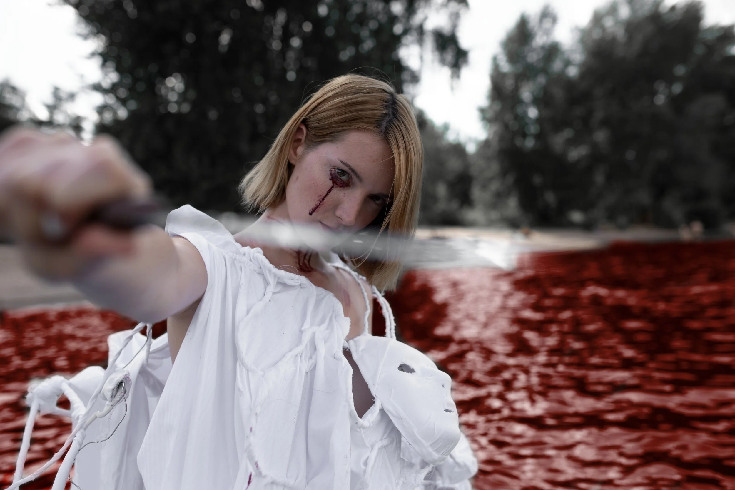  Fashion Designer/Photographer: Spandan Paul  Model: Vanessa Tamara Zeitz  Hair &amp; Makeup: Aylin Bilik   Hair &amp; Makeup: Krauti Pia  Wardrobe Credits:   Experimental Outfit: Spandan Paul 